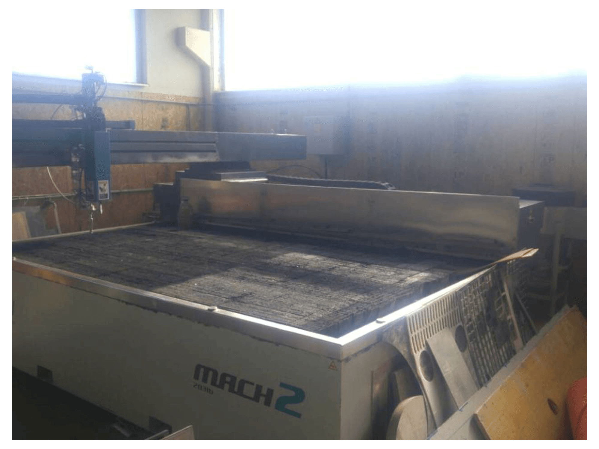 Front view of Flow Mach2-3120b machine