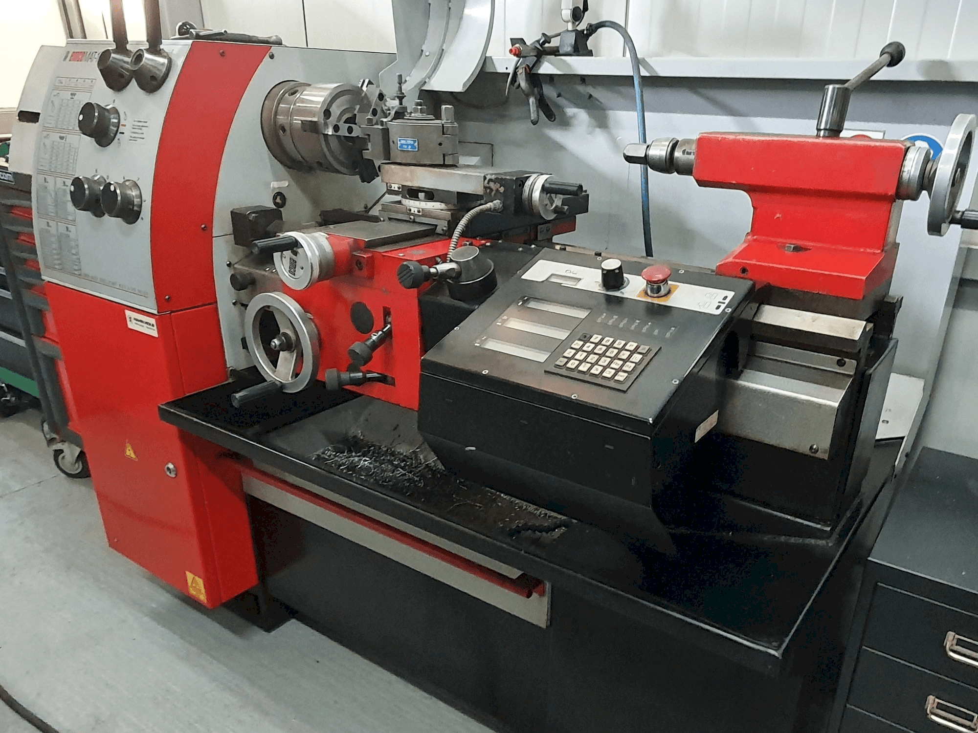Front view of EMCO EMCOMAT 17D machine