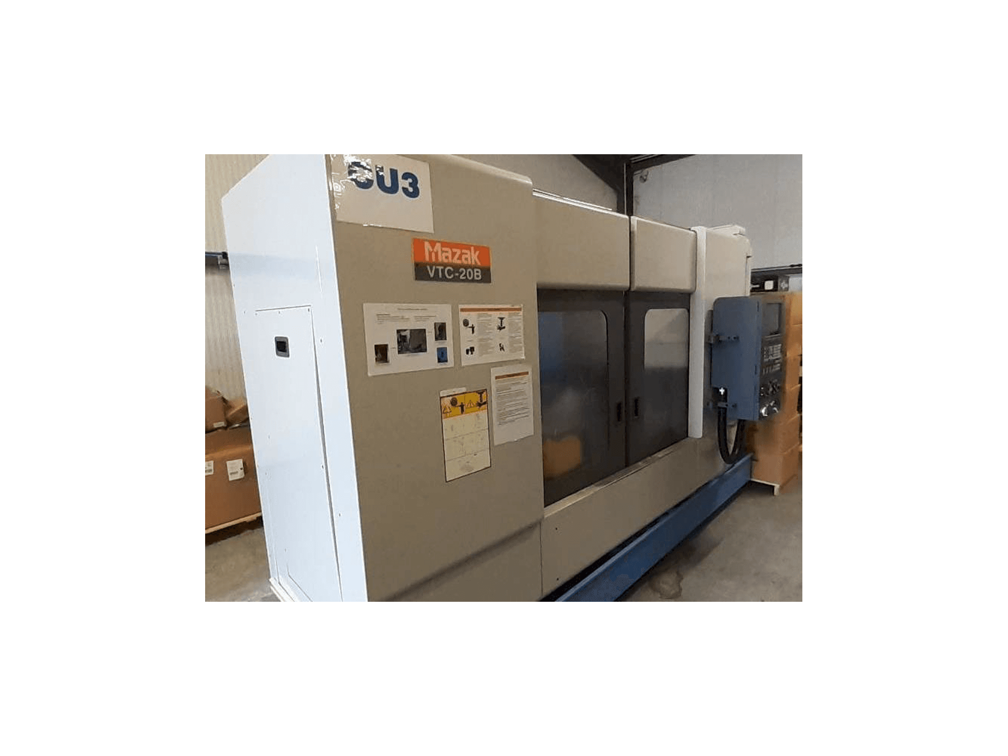 Front view of Mazak VTC 20B machine