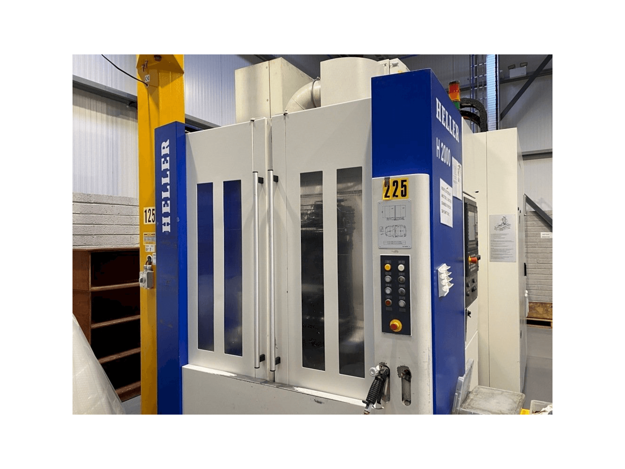 Front view of HELLER H 2000 machine