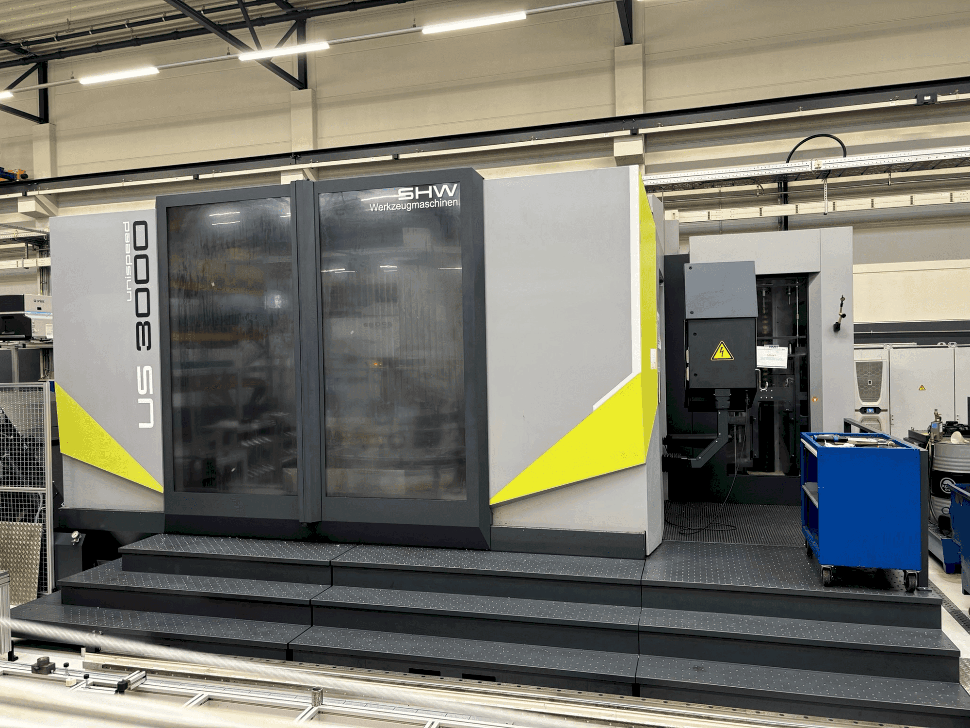 Front view of SHW Unispeed 3000 machine