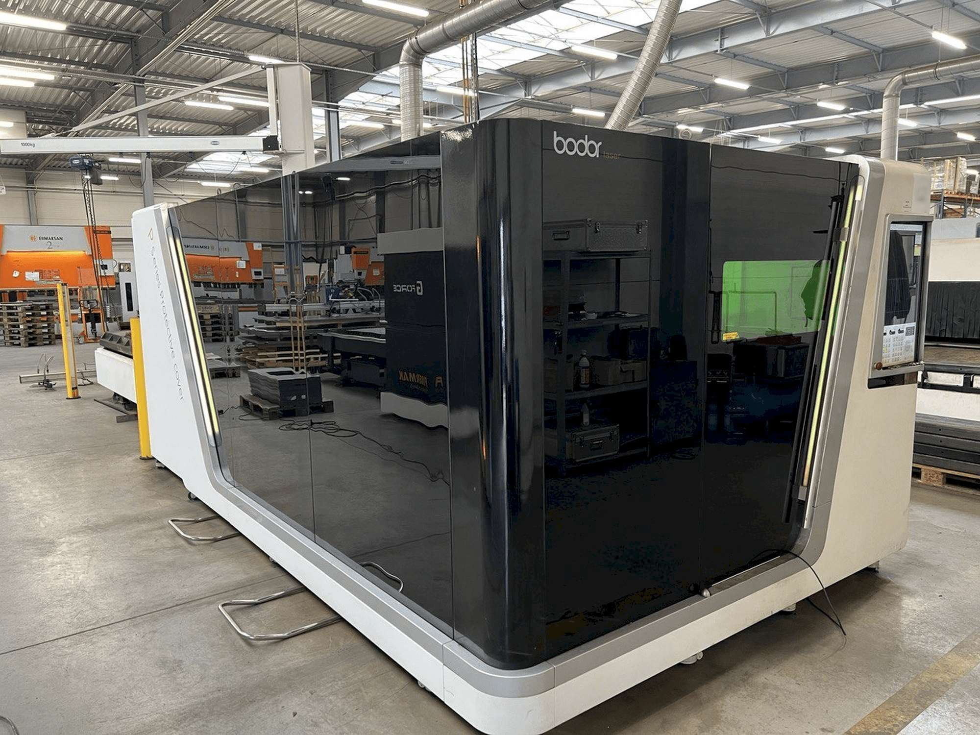 Front view of Bodor P3015 machine