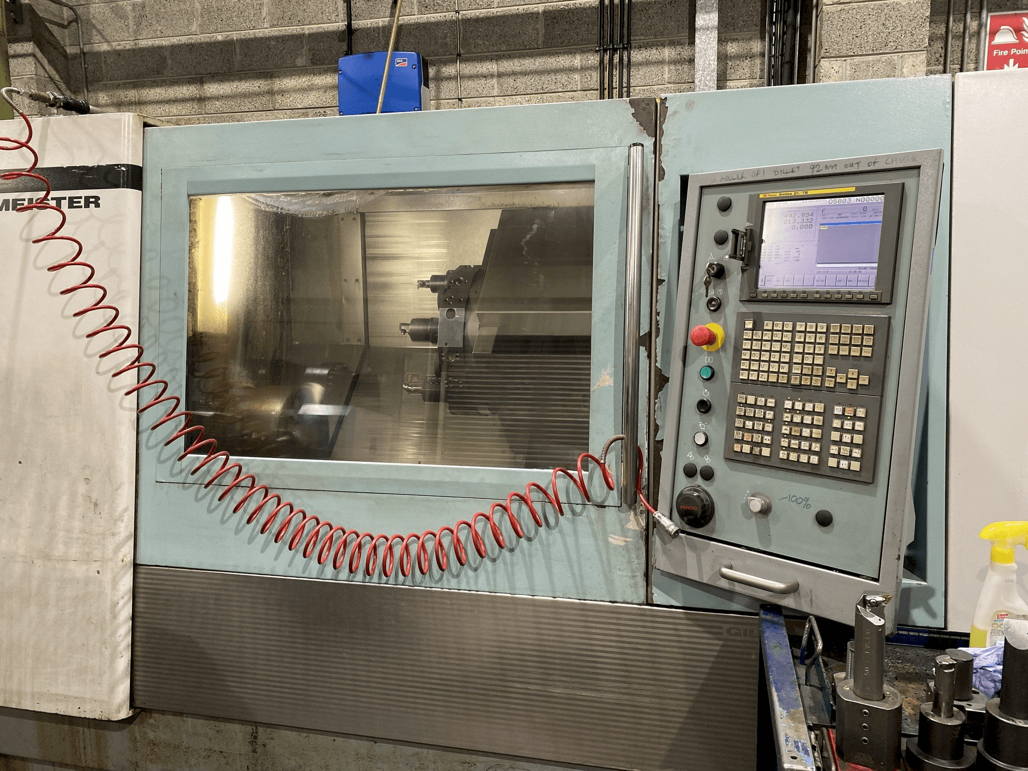 Front view of Gildemeister CTX 510 machine