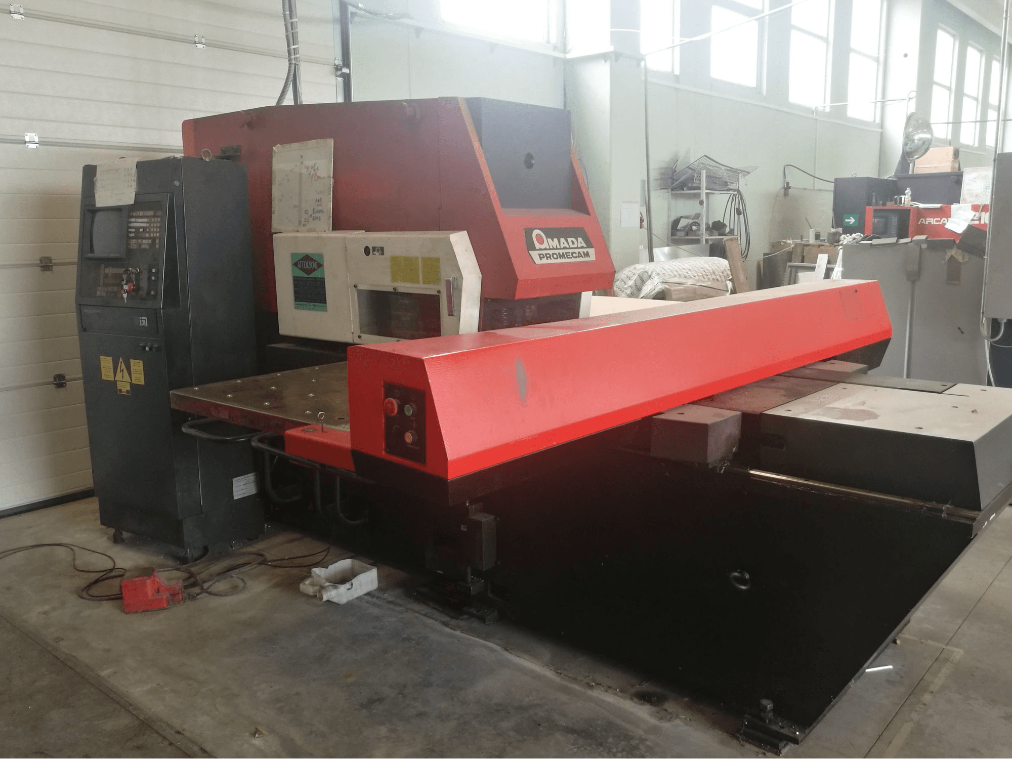 Left view of AMADA ARIES 245 Machine