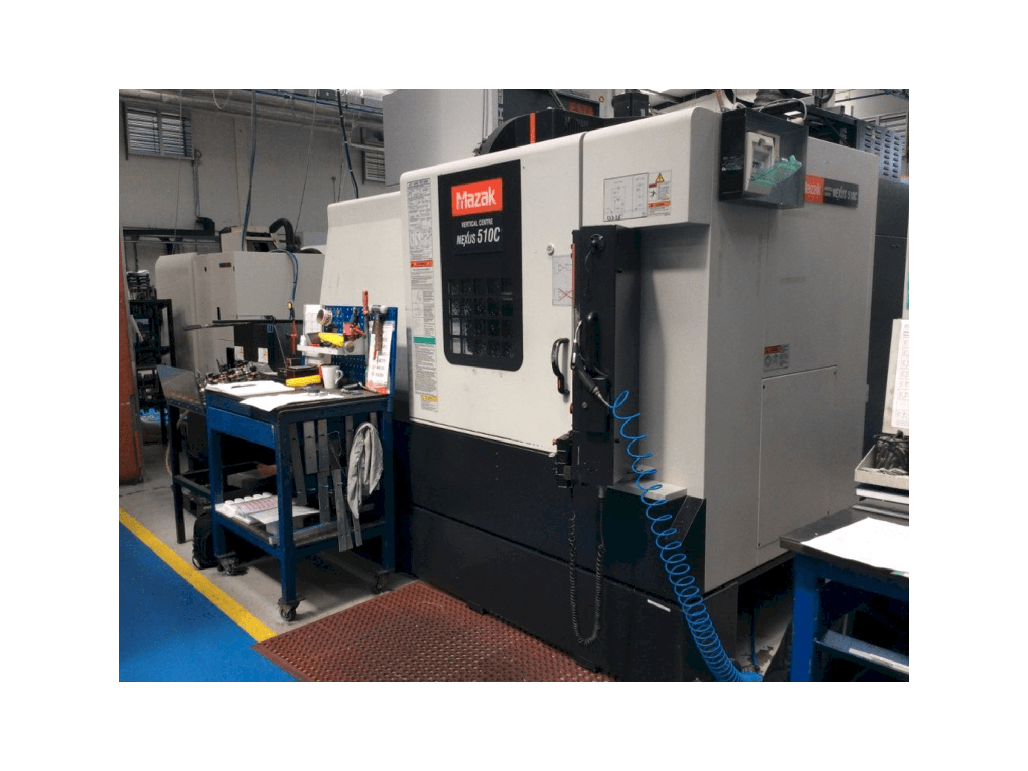 Front view of Mazak Nexus VCN 510C machine