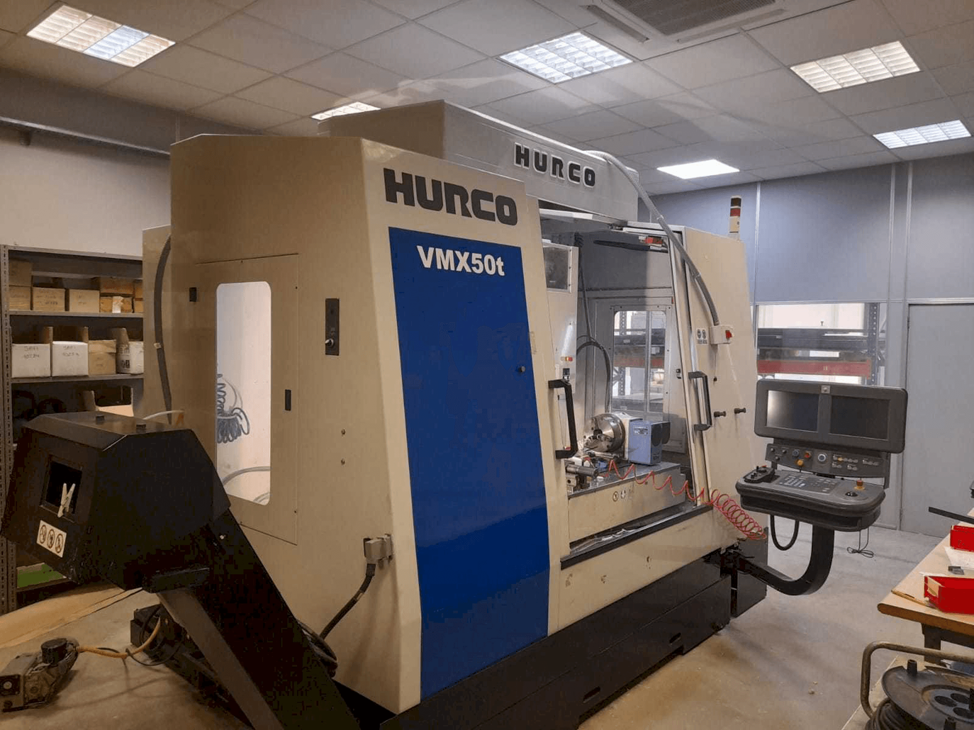Front view of Hurco VMX50T machine
