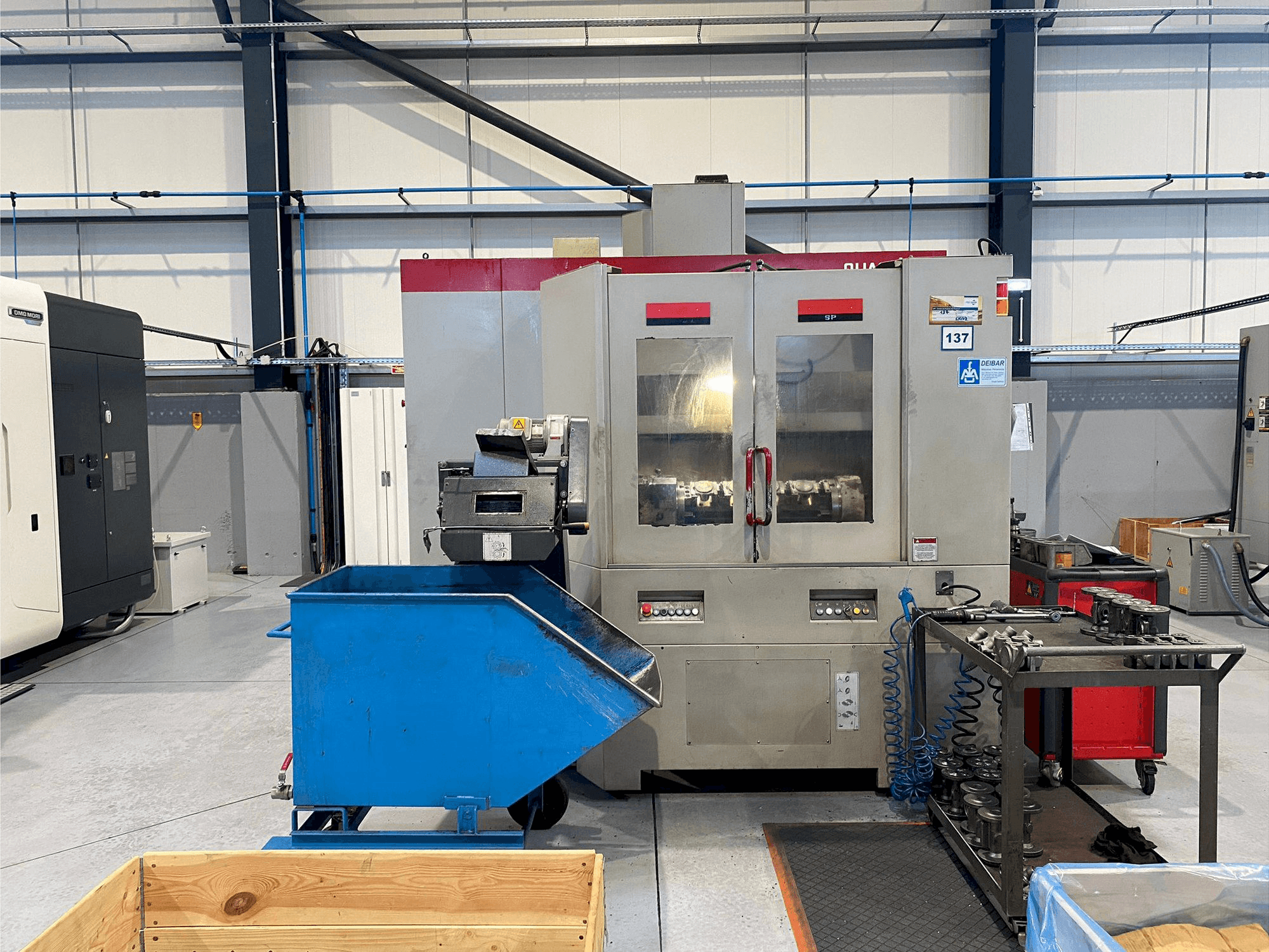 Front view of Quaser MK603SP/12B machine