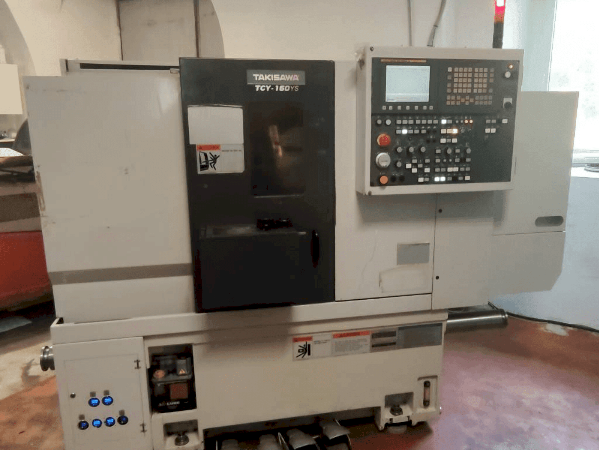 Front view of Takisawa TCY-160YS L3 machine