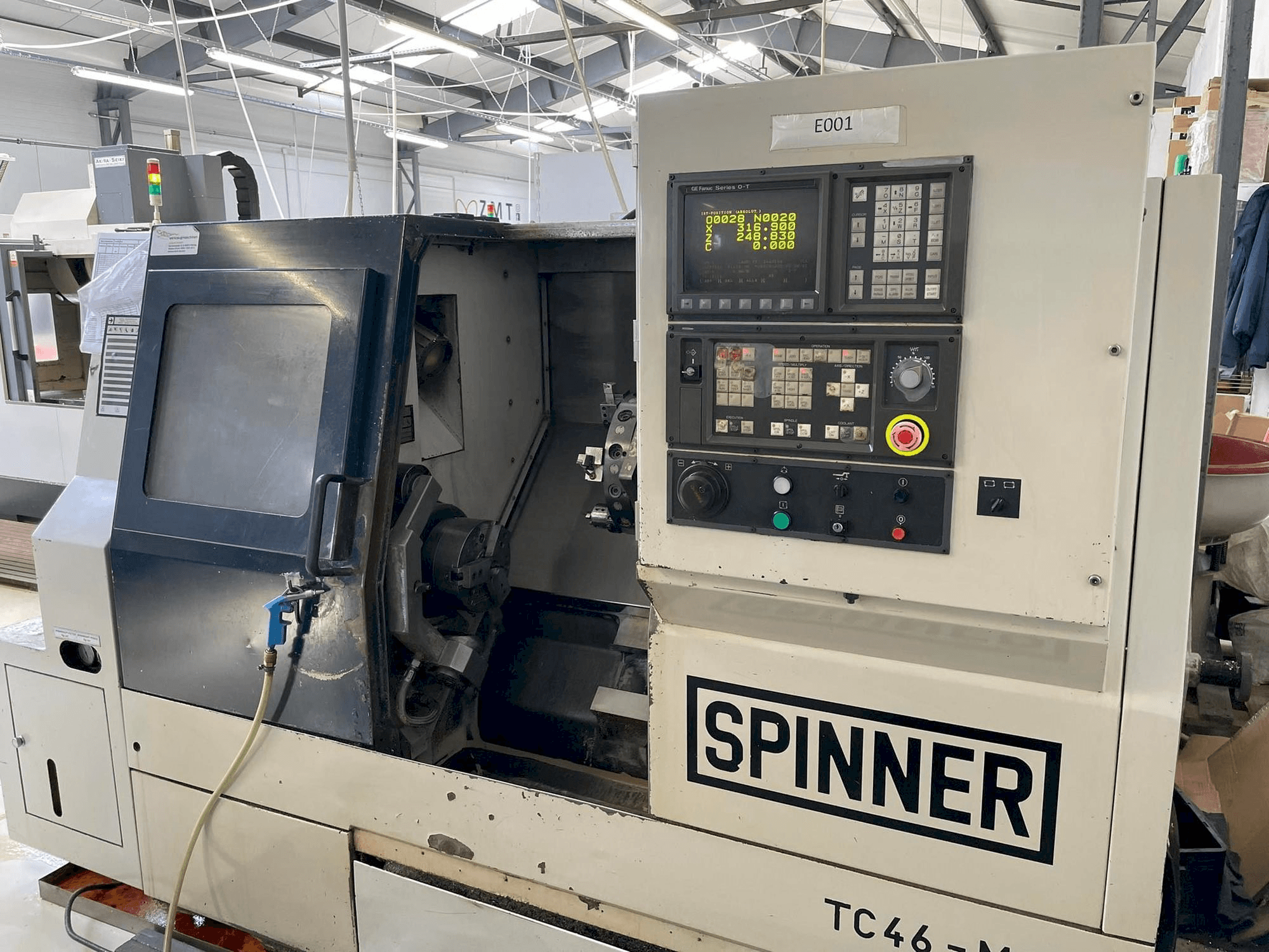 Front view of SPINNER TC46 MC machine