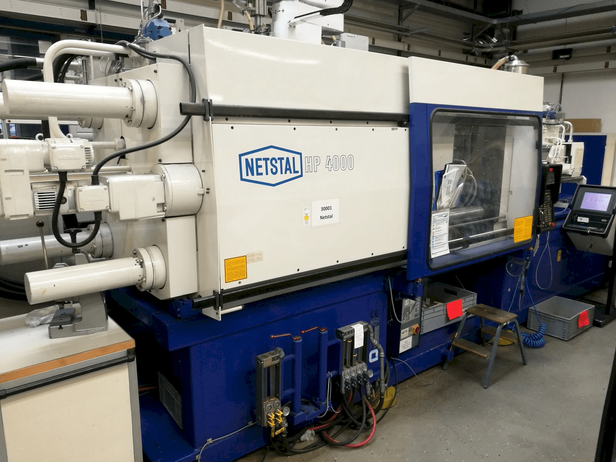 Front view of Netstal HP4000/445-445 machine