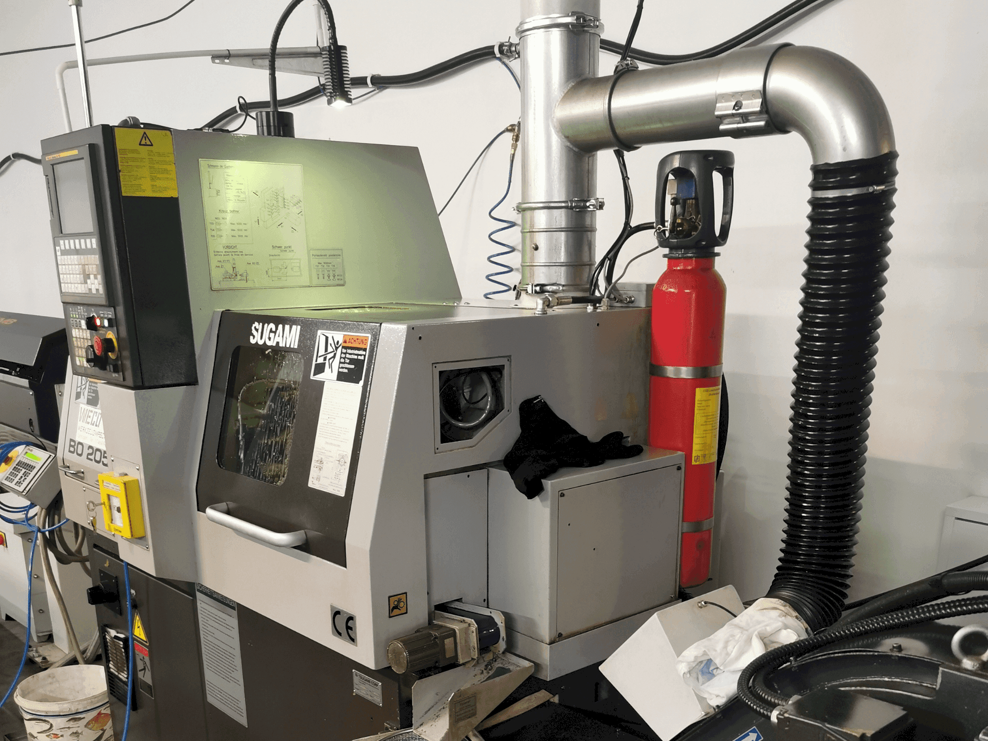 Front view of TSUGAMI BO205E machine