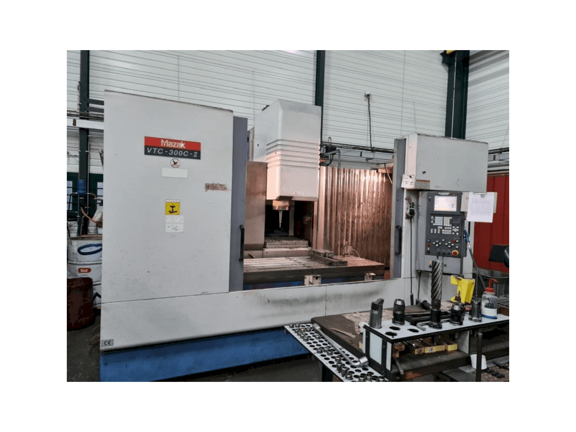 Front view of Mazak VTC 300C machine