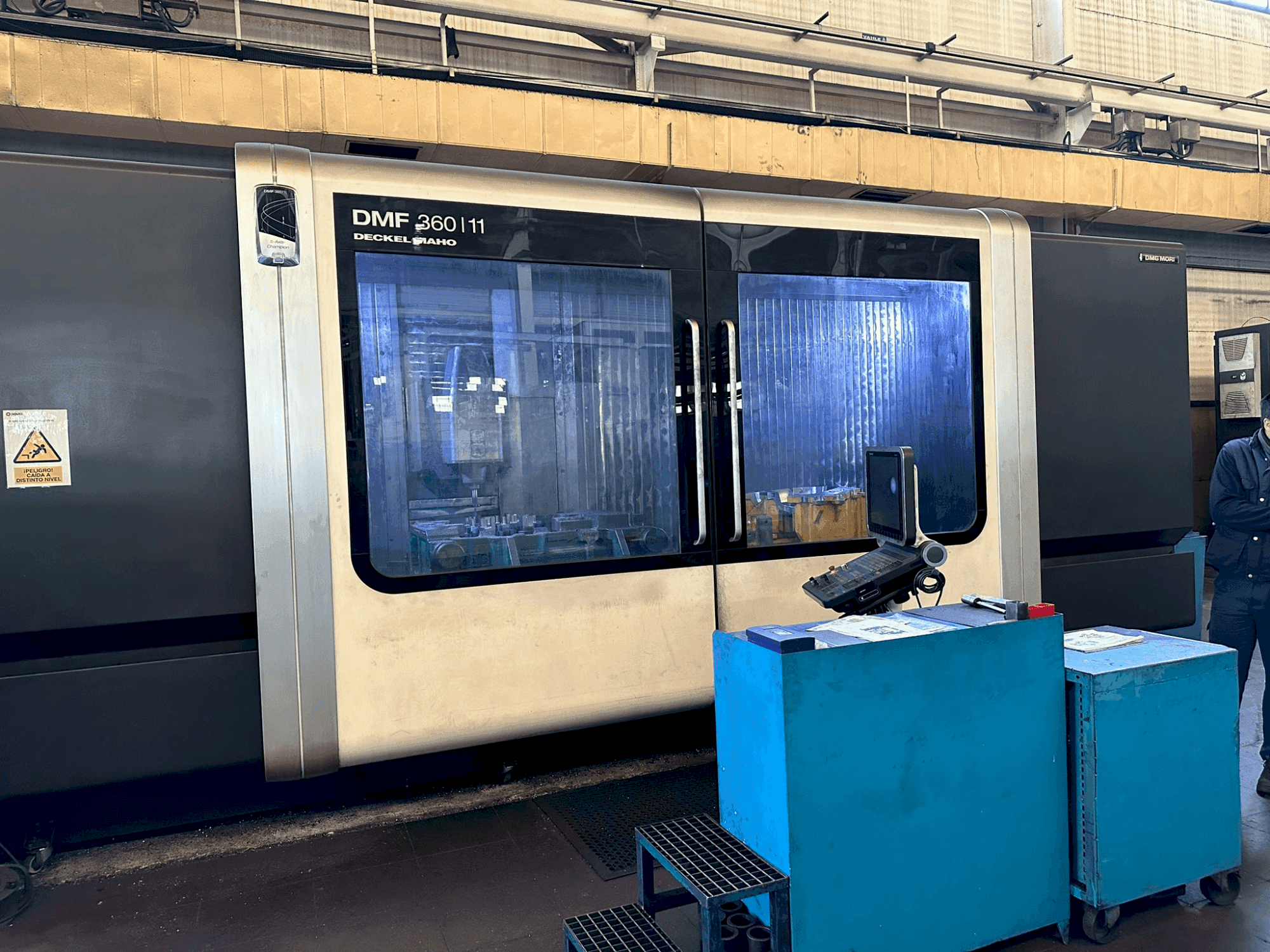 Front view of DMG MORI DMF 360-11 machine