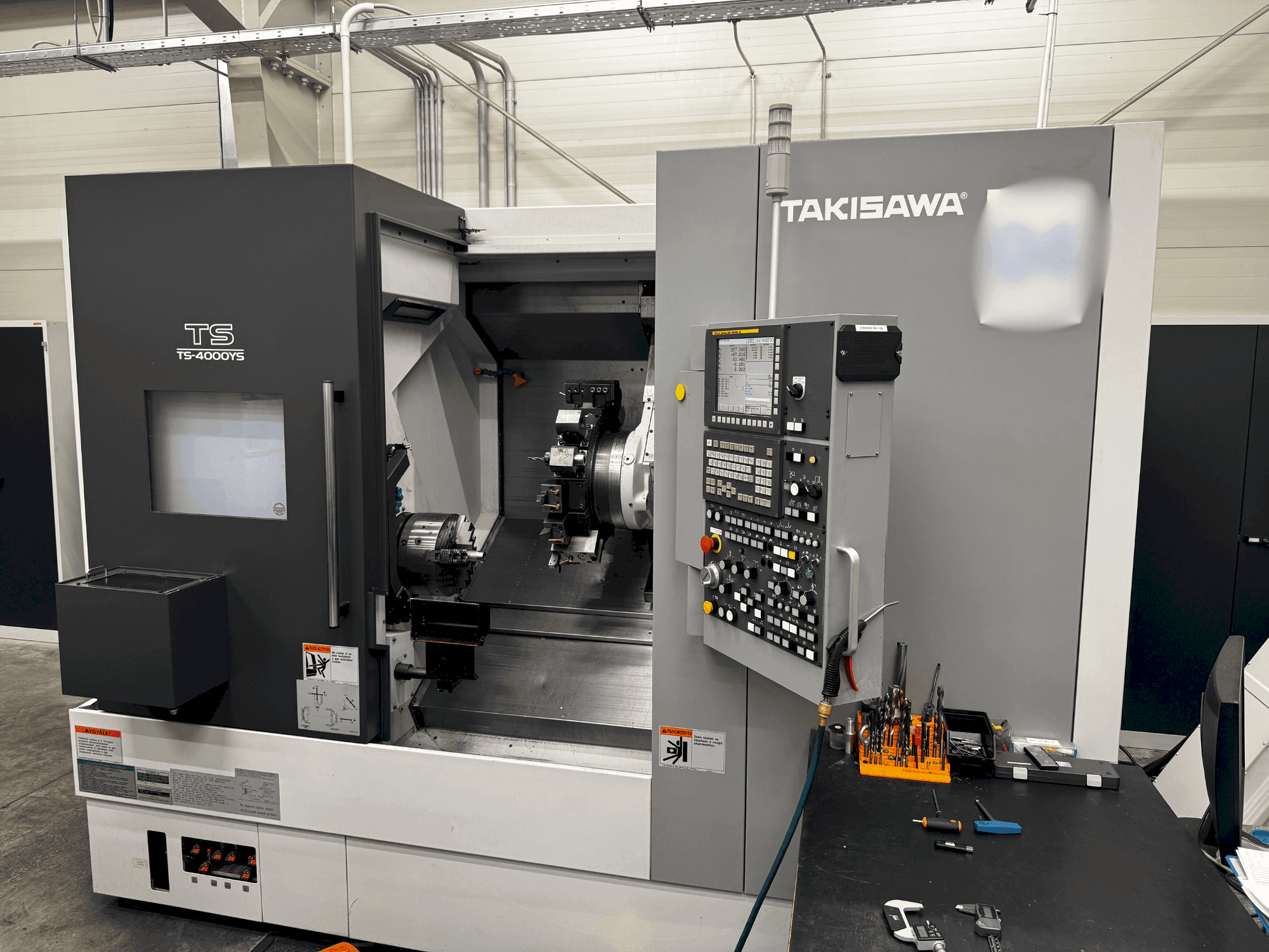 Front view of Takisawa TS-4000YS machine