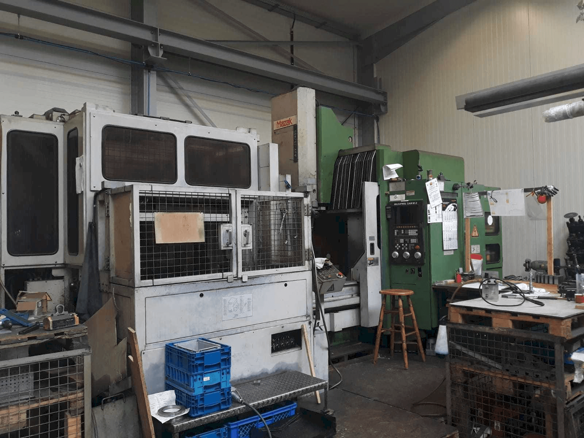 Front view of Mazak AJV 25/405 machine