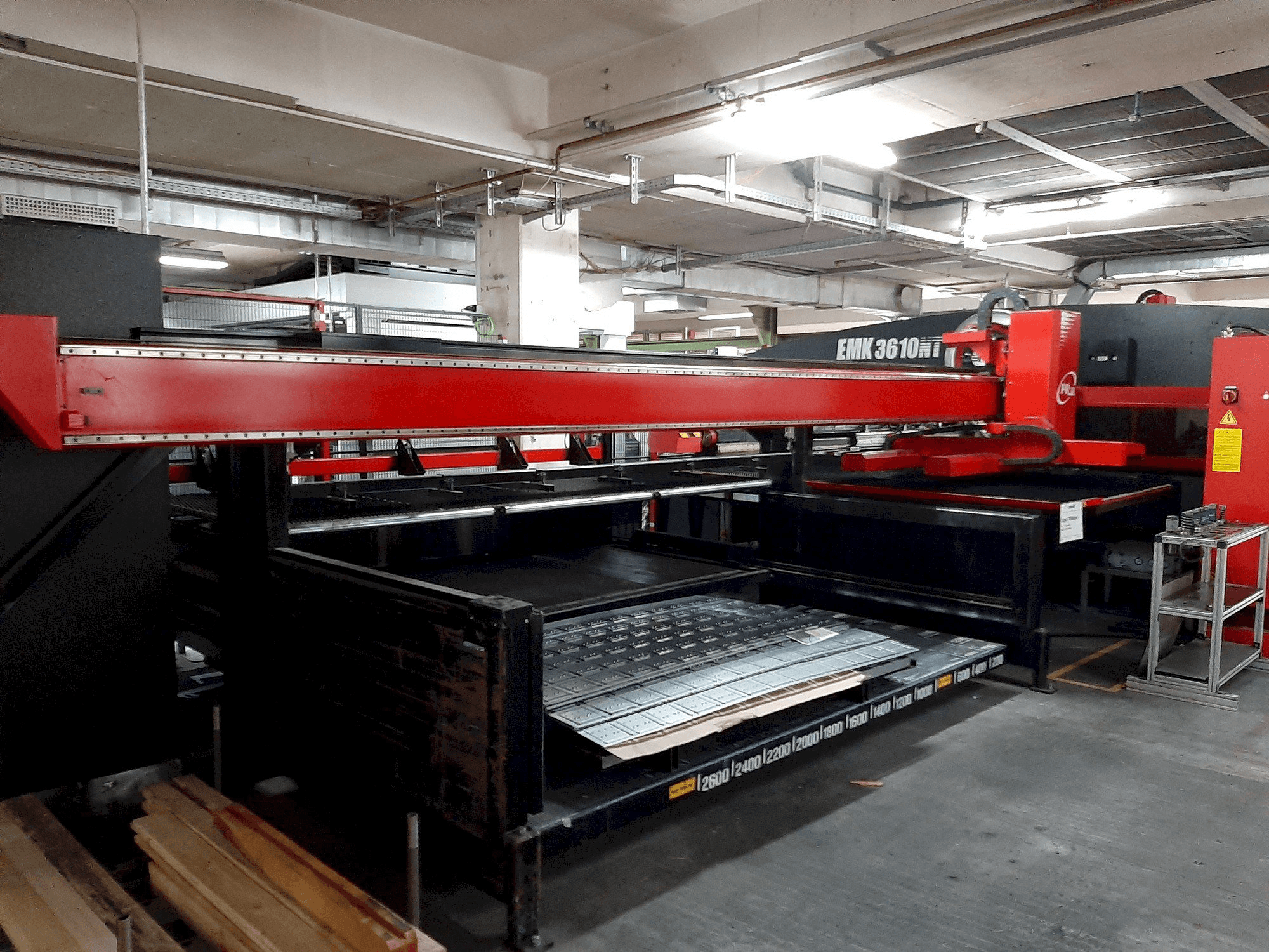 Front view of AMADA EMK 3610NT machine