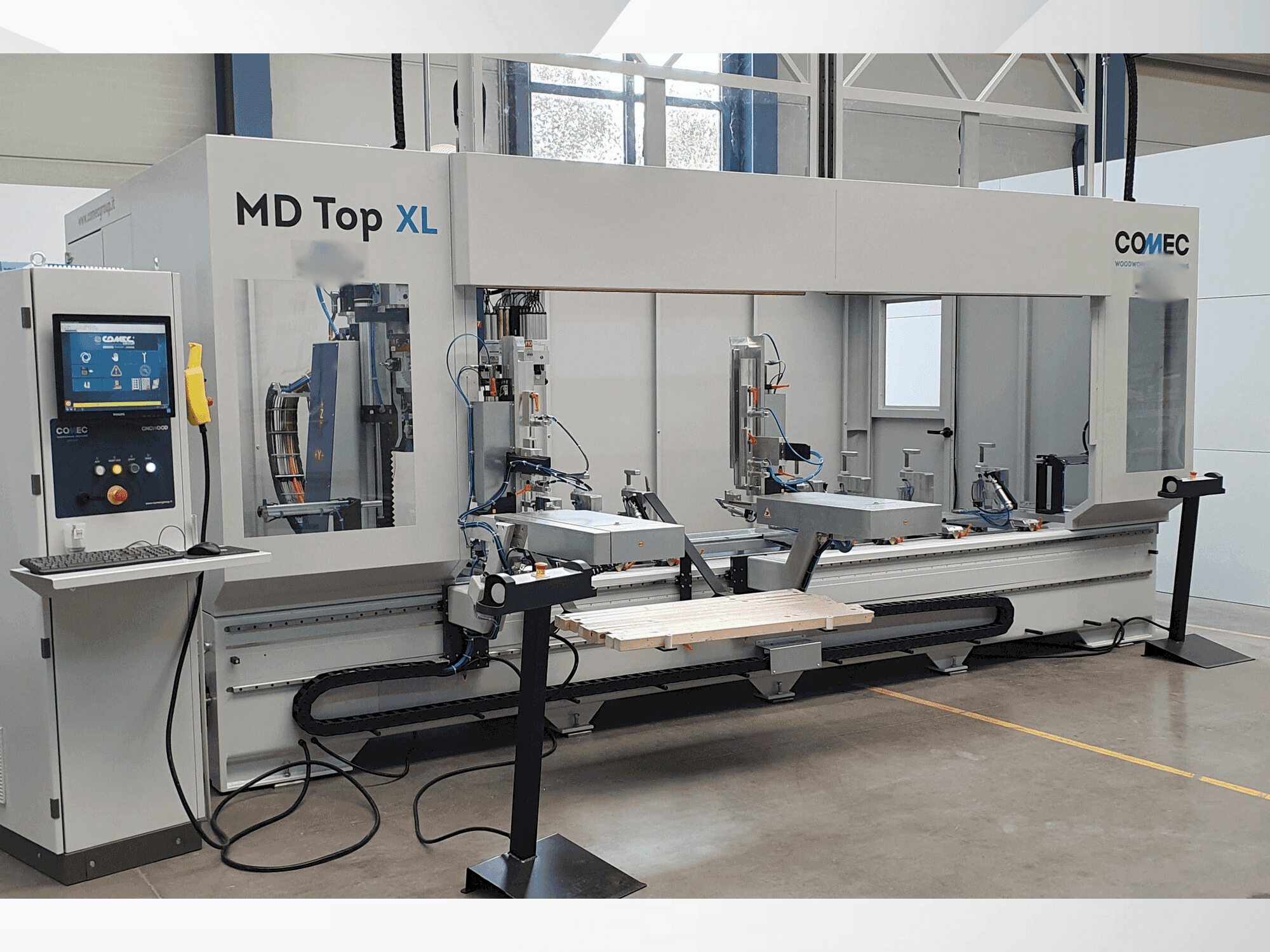 Front view of COMEC MD TOP XLS CA2 machine
