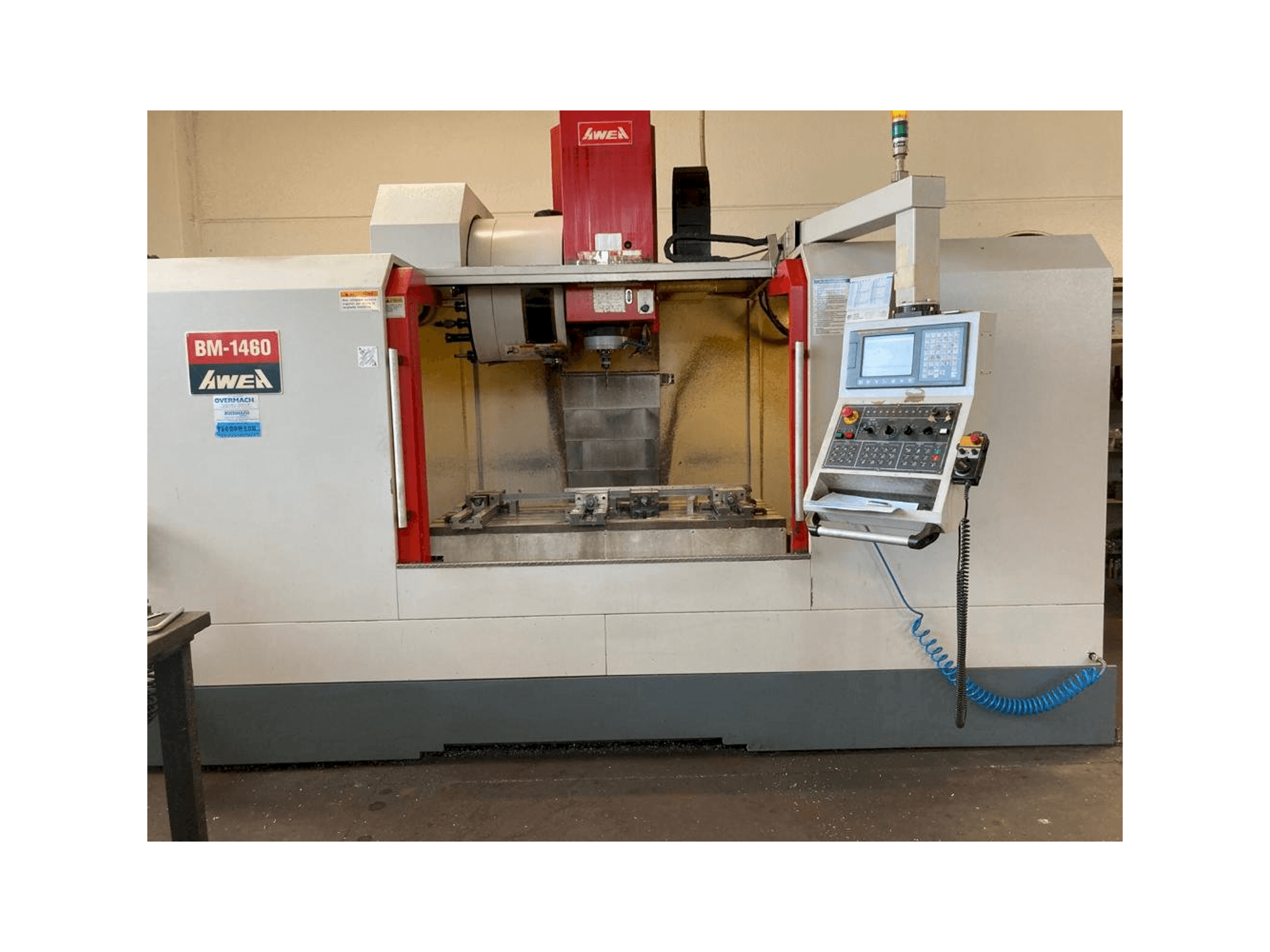 Front view of AWEA BM1400 machine