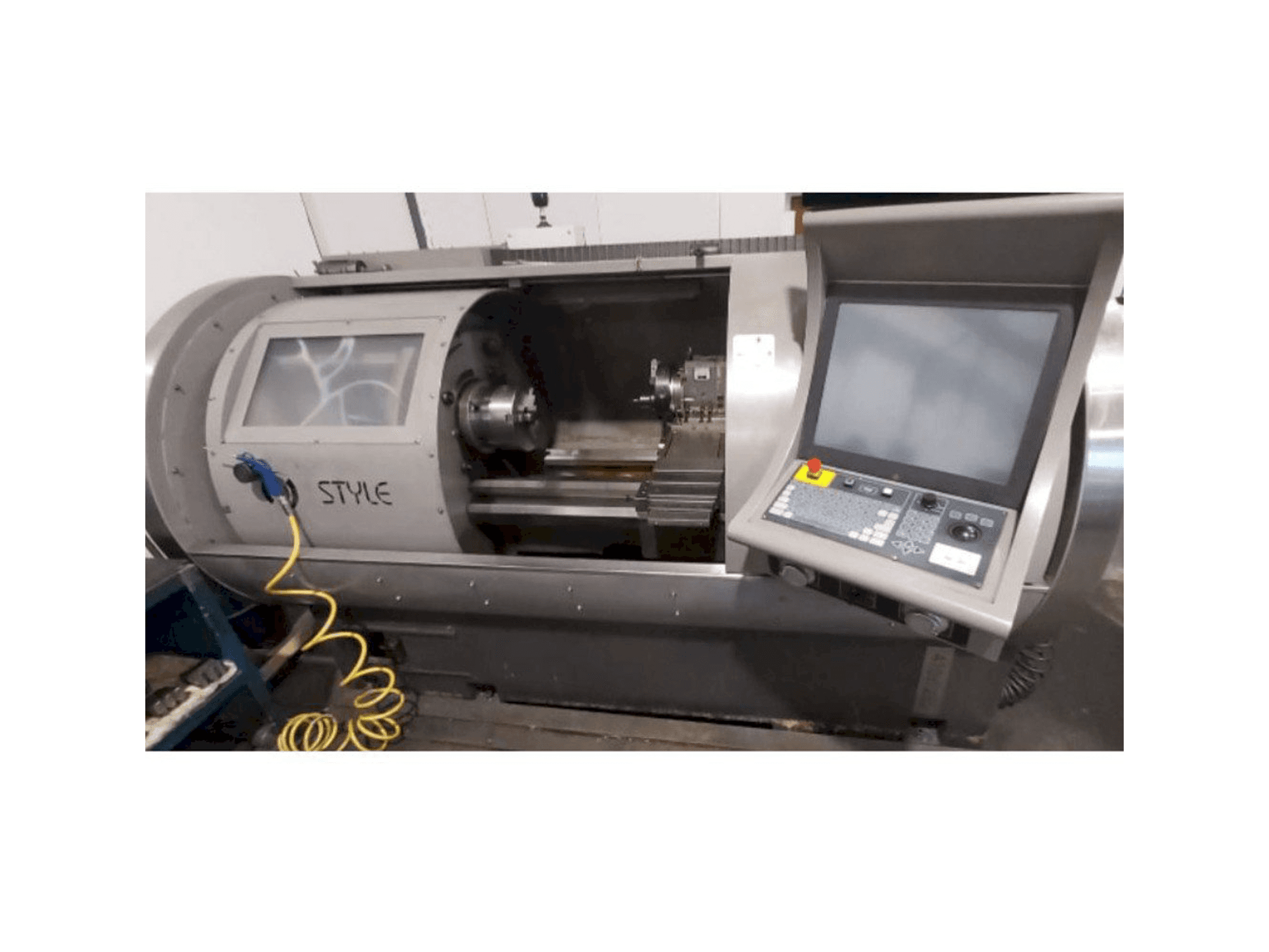 Front view of STYLE 410 machine