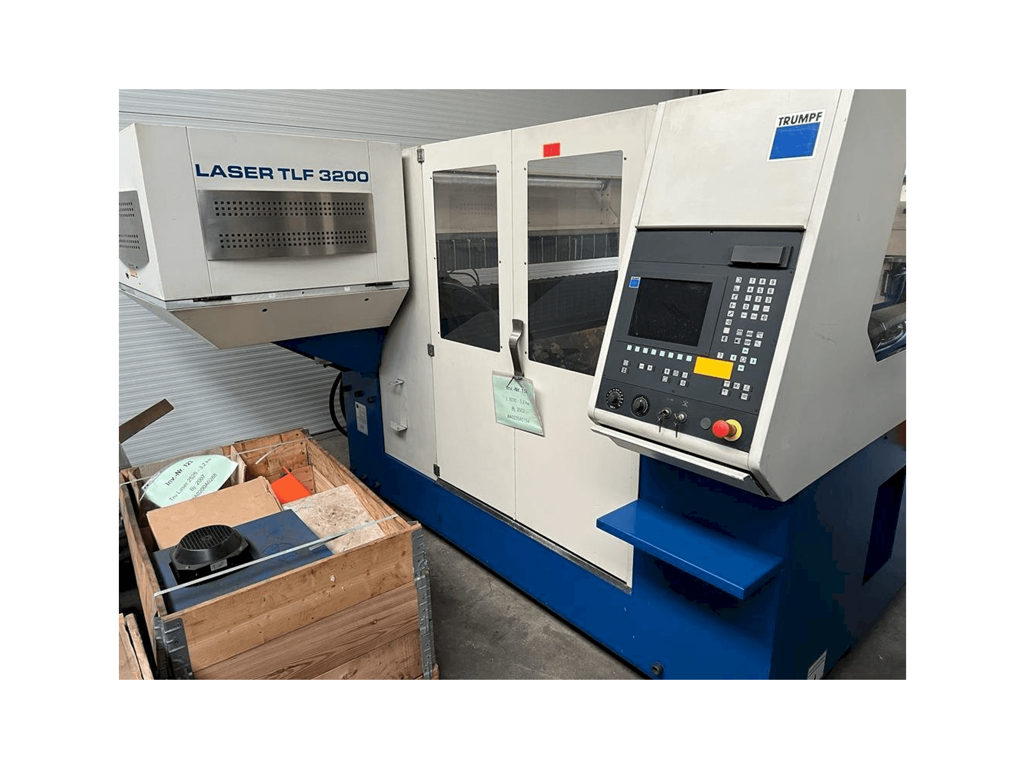 Front view of Trumpf Trumatic L3030 machine