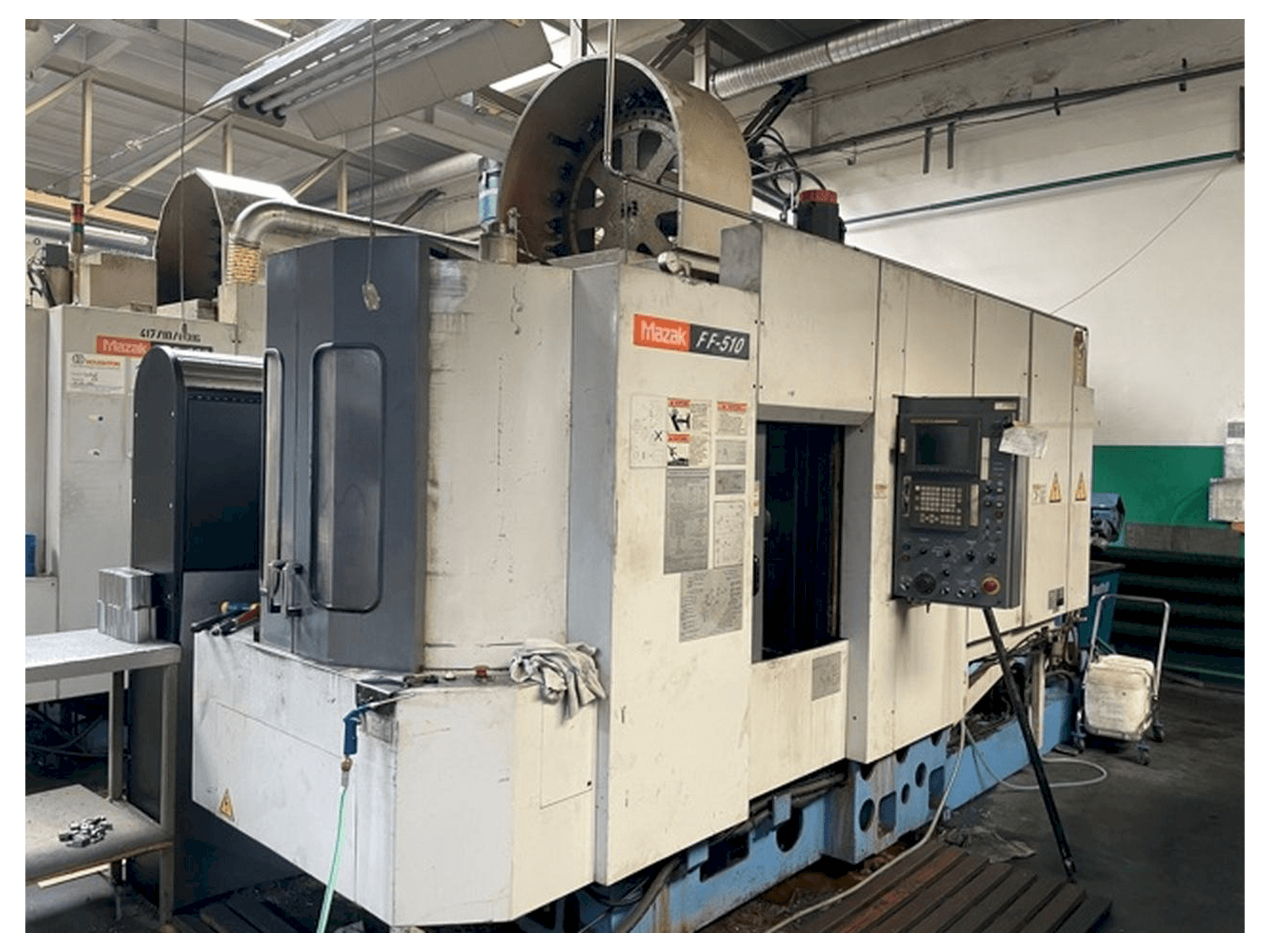 Front view of Mazak FF510 machine