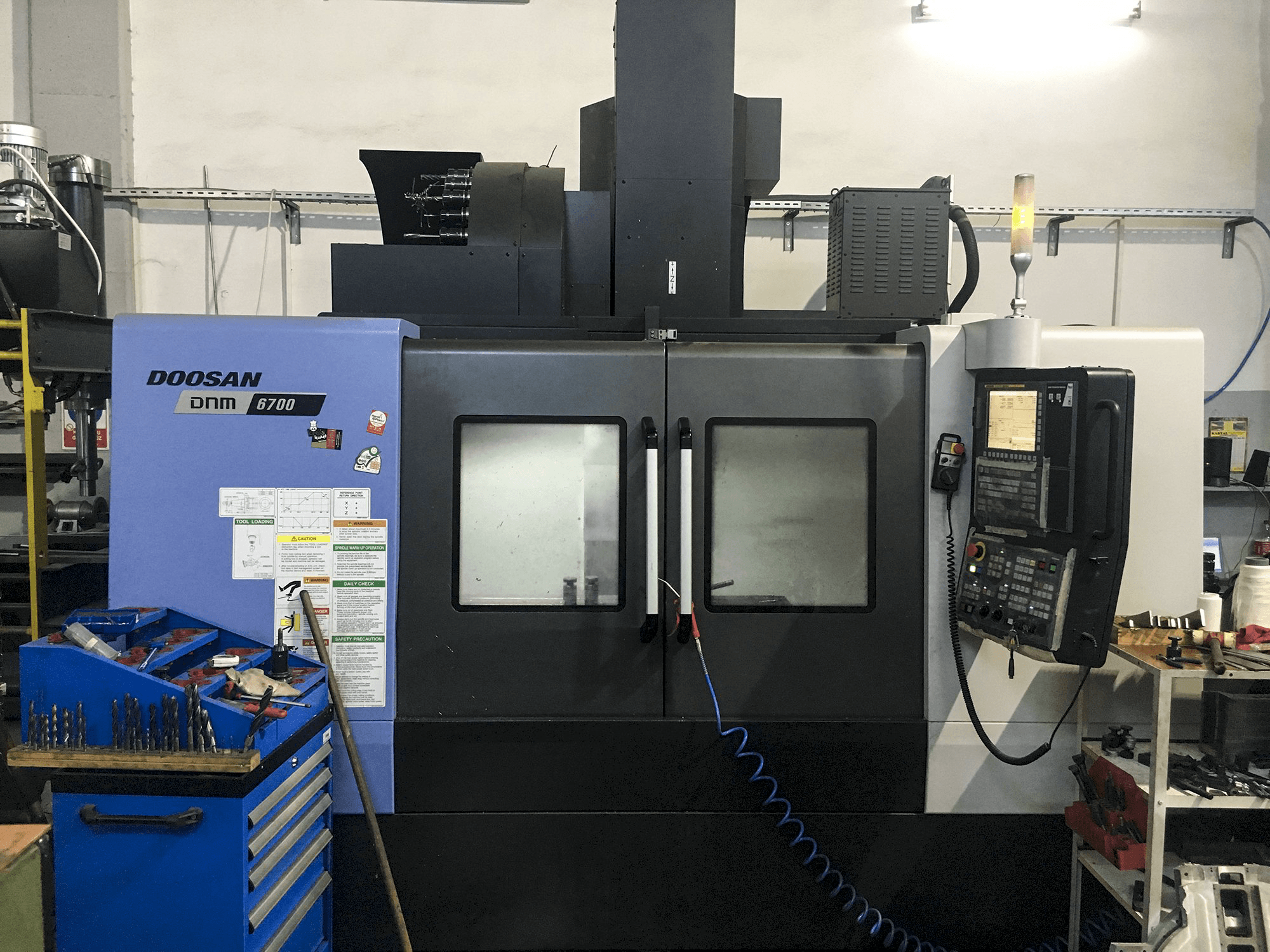 Front view of Doosan DNM 6700 Machine
