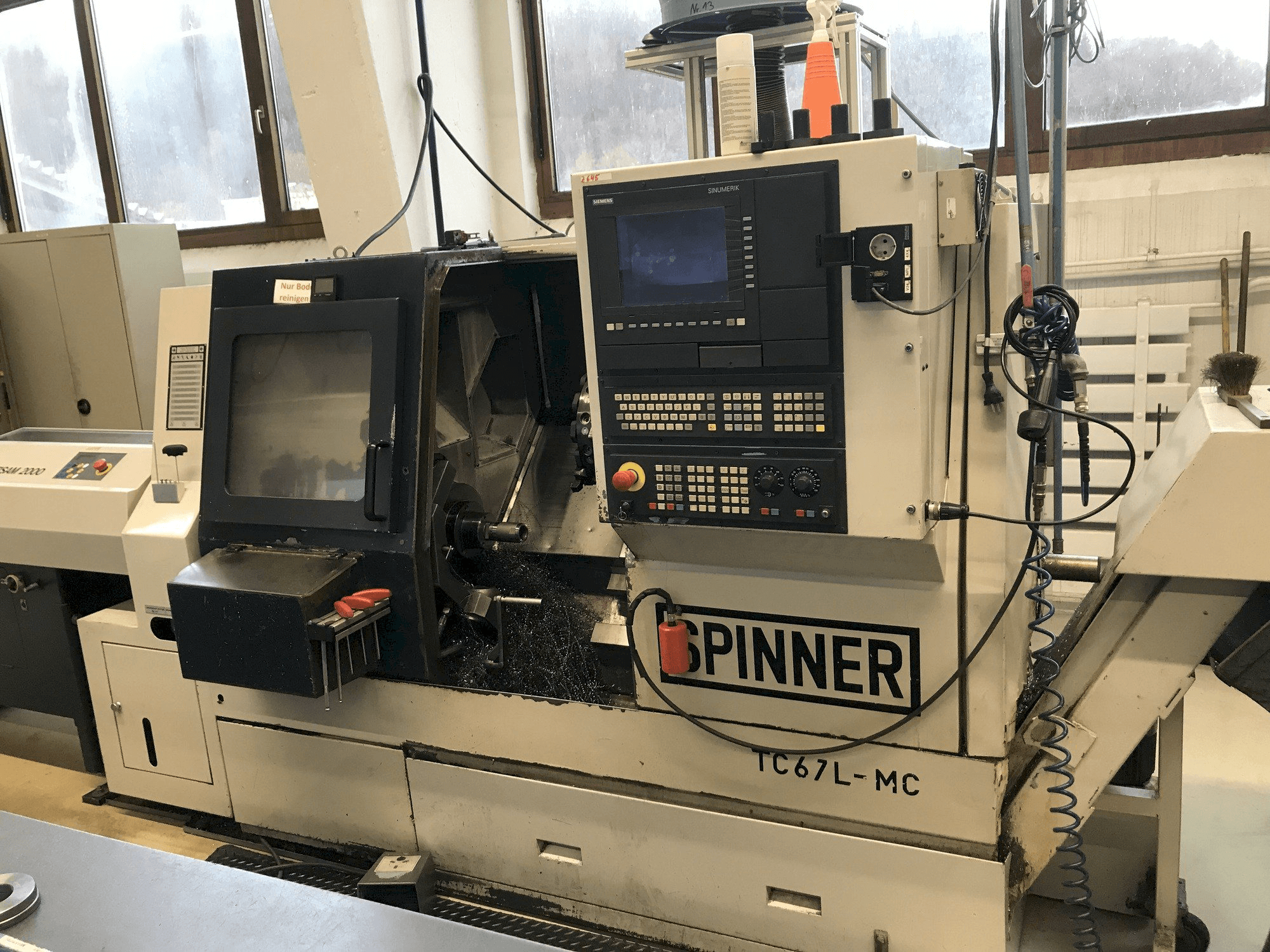 Front view of SPINNER TC67L -MC machine
