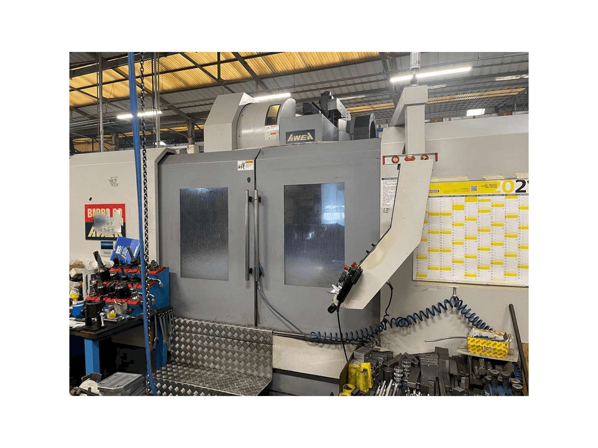 Front view of AWEA BM-1600 machine