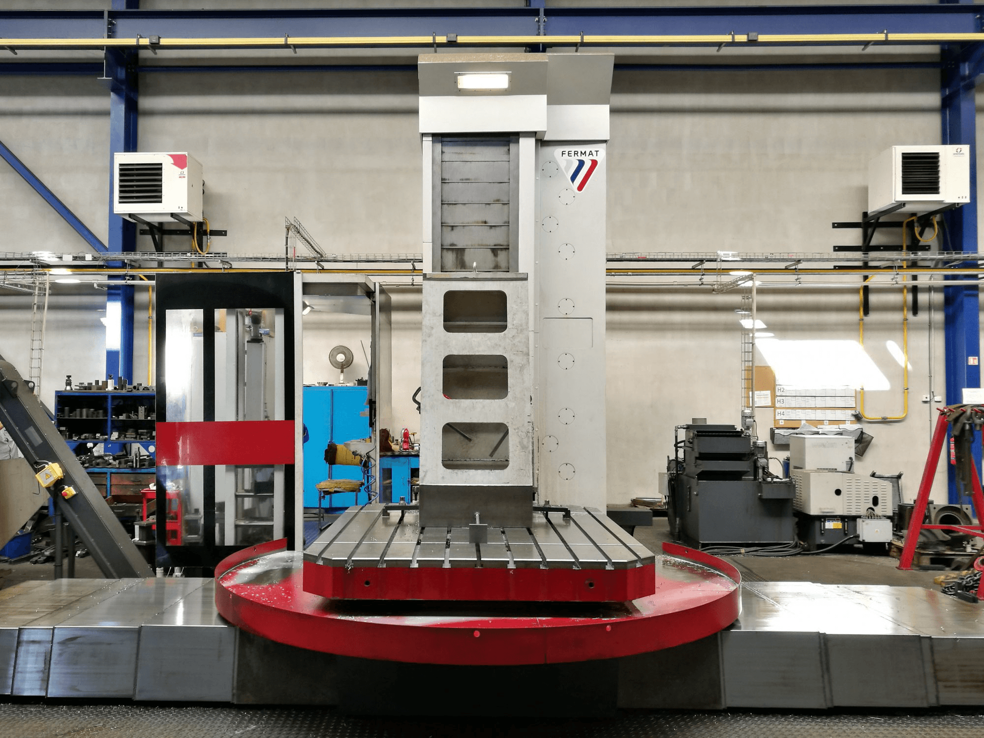 Front view of FERMAT WFT 13 CNC Machine
