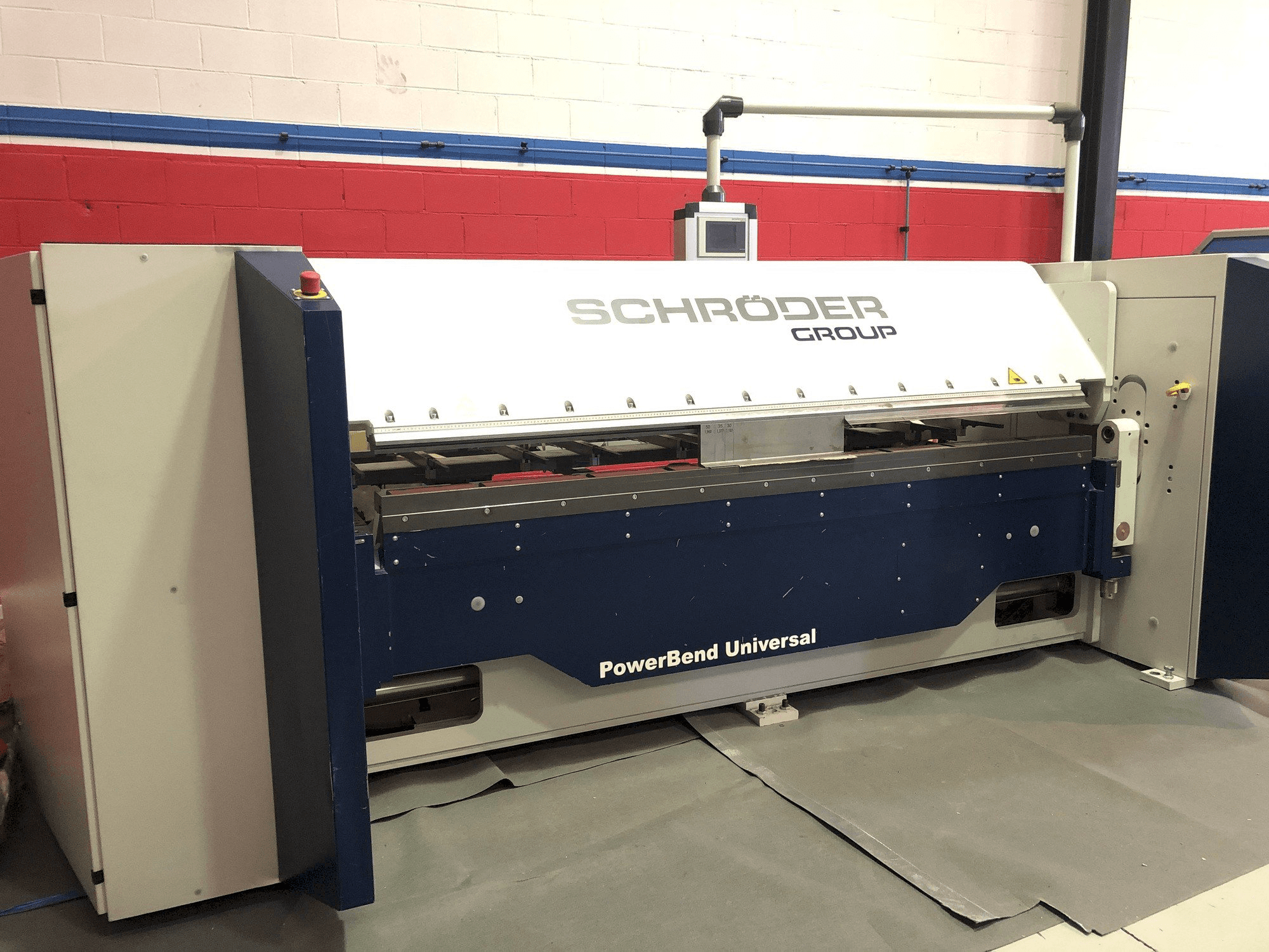 Front view of Schröder PBU 2500x4 (2016) machine
