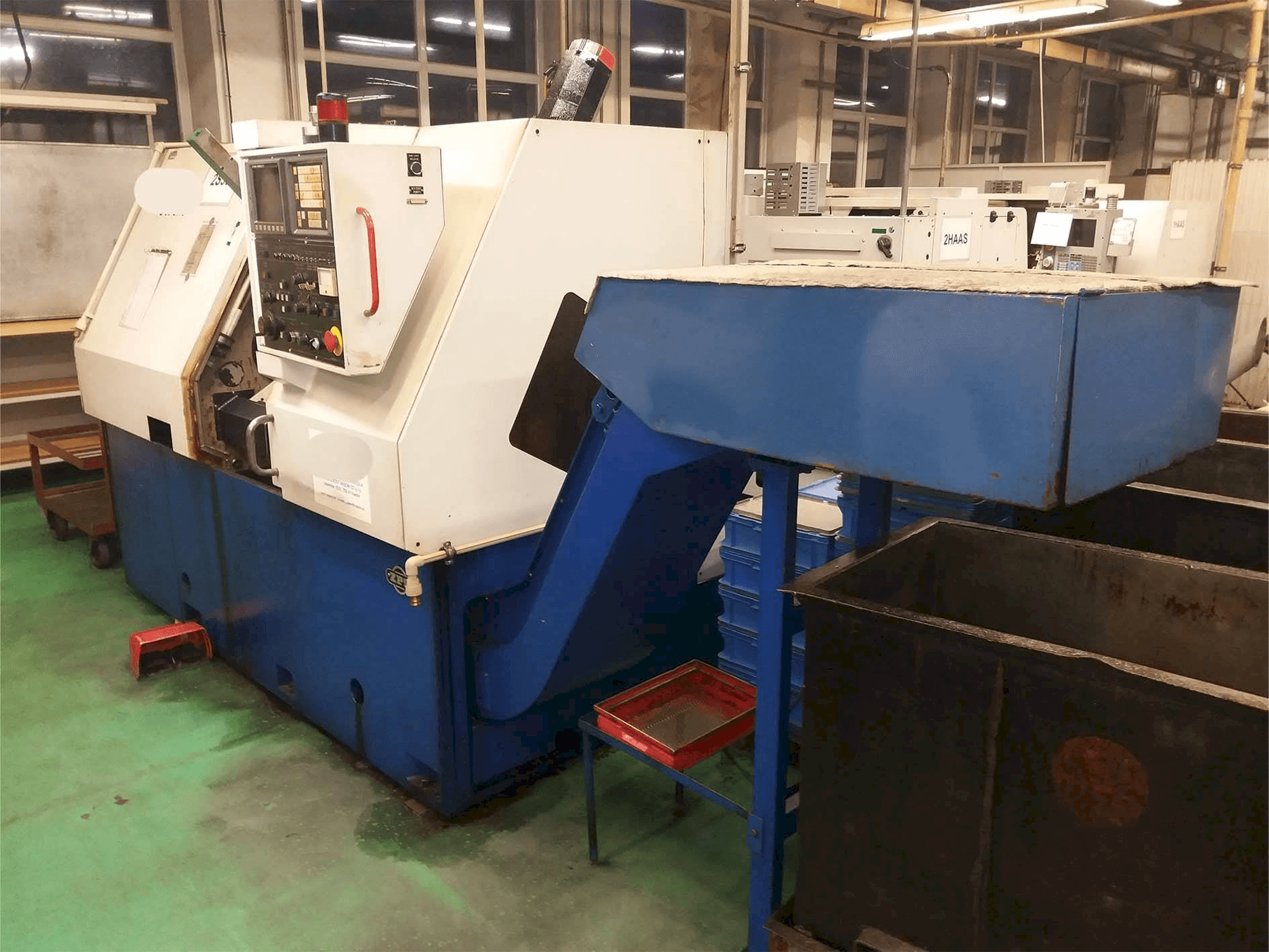 Front view of ZPS S-50 CNC machine