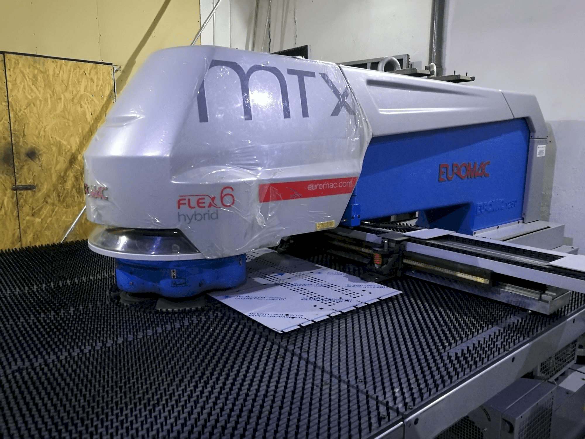 Front view of Euromac MTX Flex 6 machine