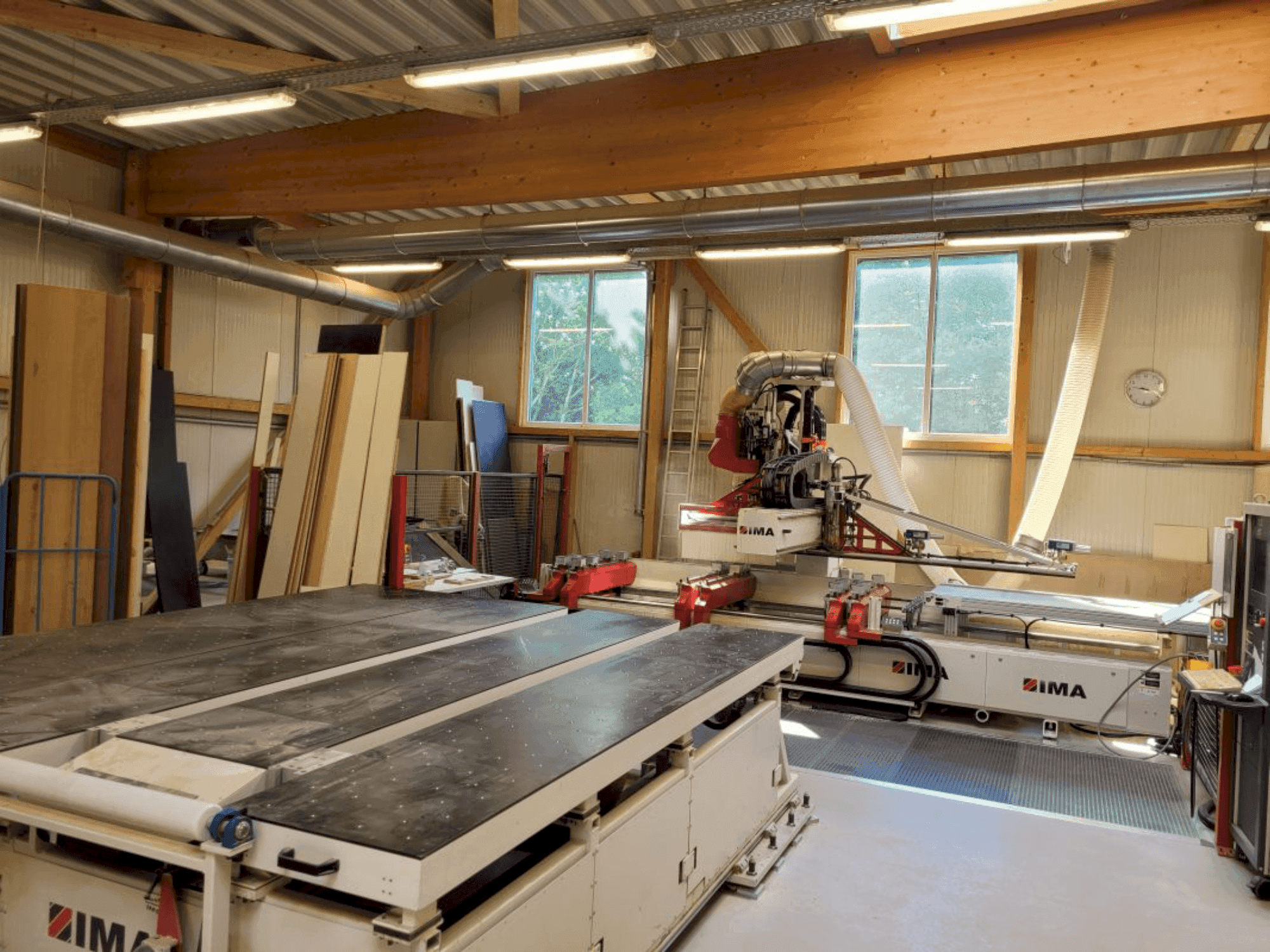 Front view of IMA BIMA CUT 120/300 machine