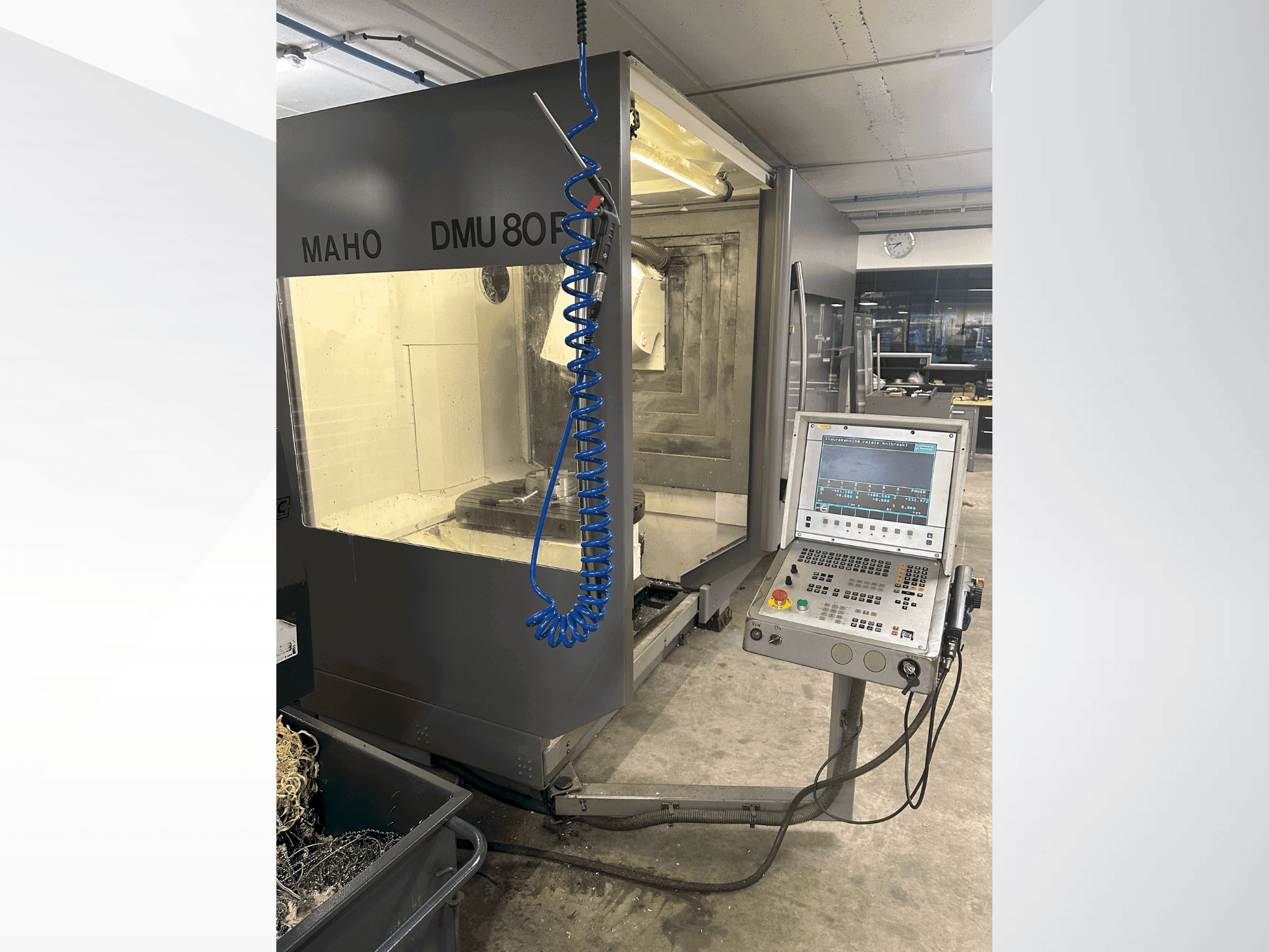 Front view of DECKEL MAHO DMU 80P machine