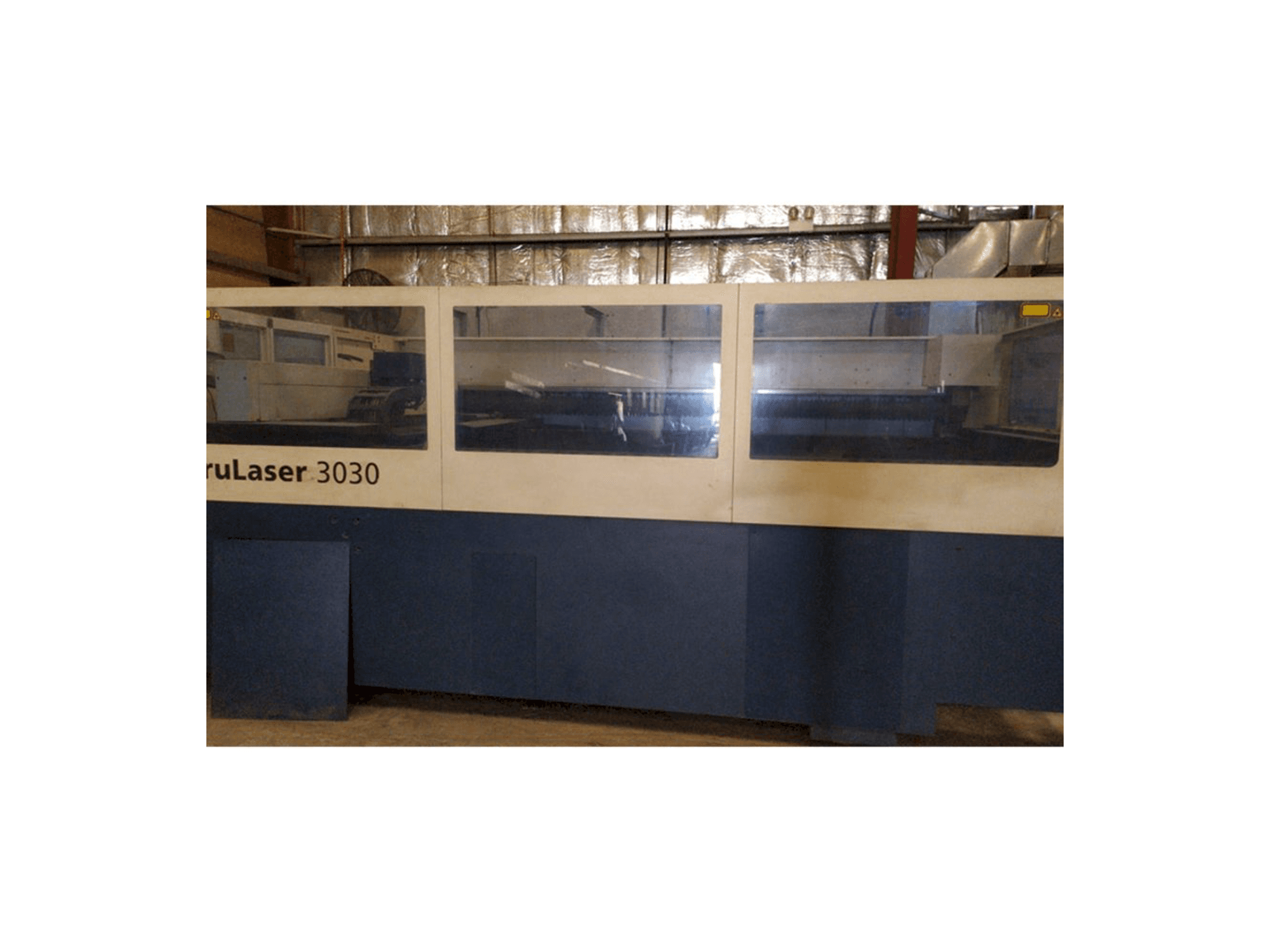 Front view of Trumpf TruLaser 3030 machine