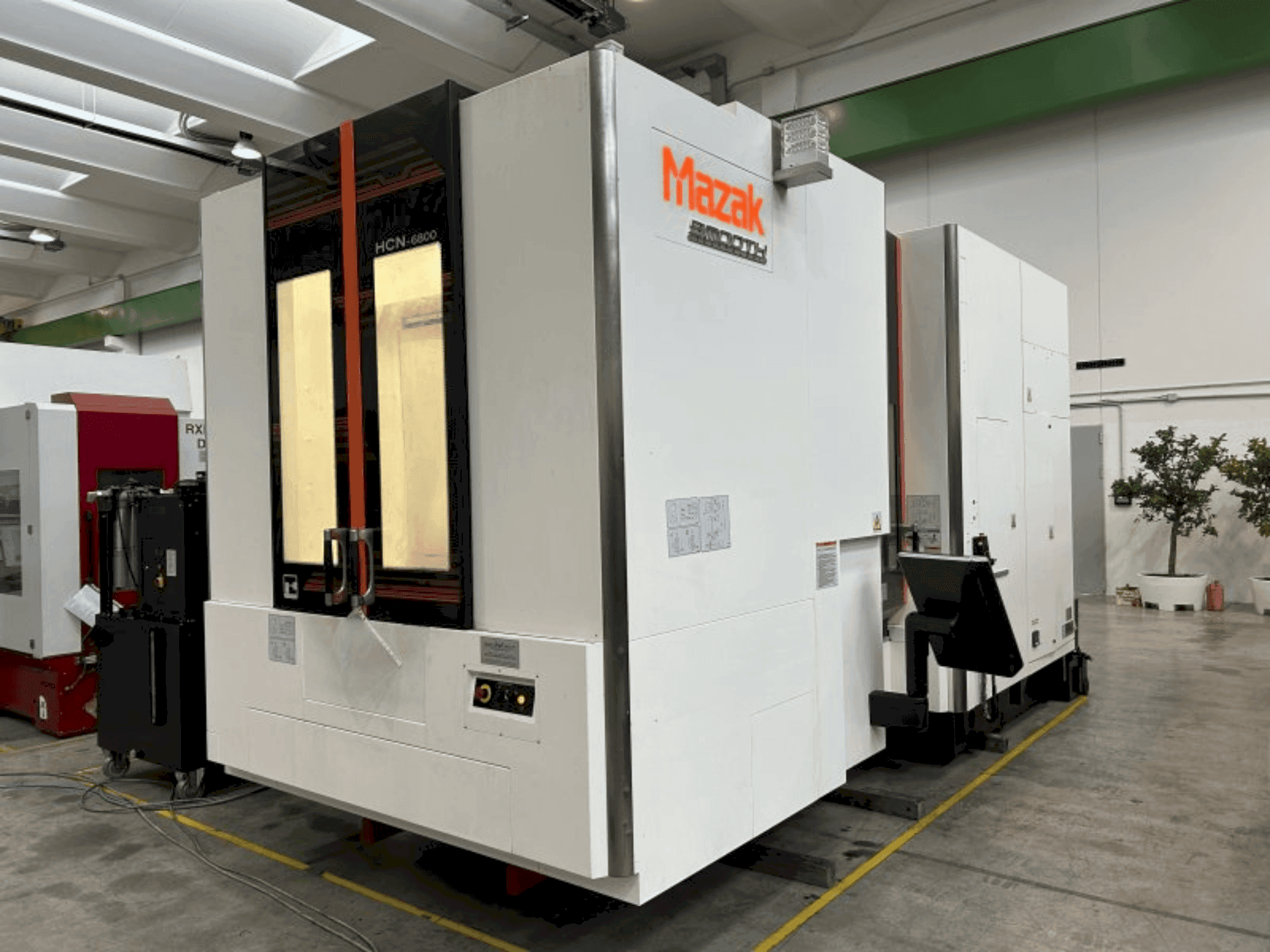 Front view of Mazak HCN-6800 machine