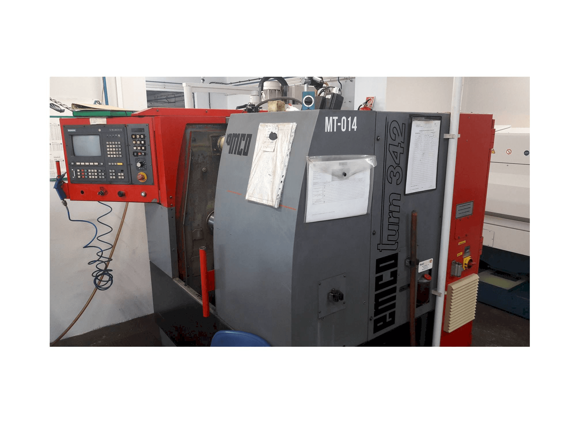 Front view of EMCO EMCOTURN 342 machine