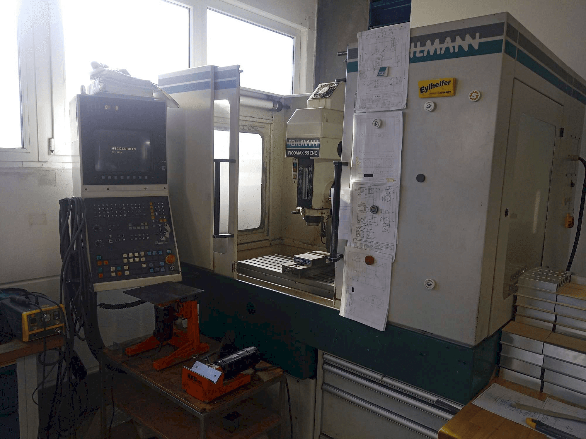 Front view of FEHLMANN Picomax 55 CNC machine