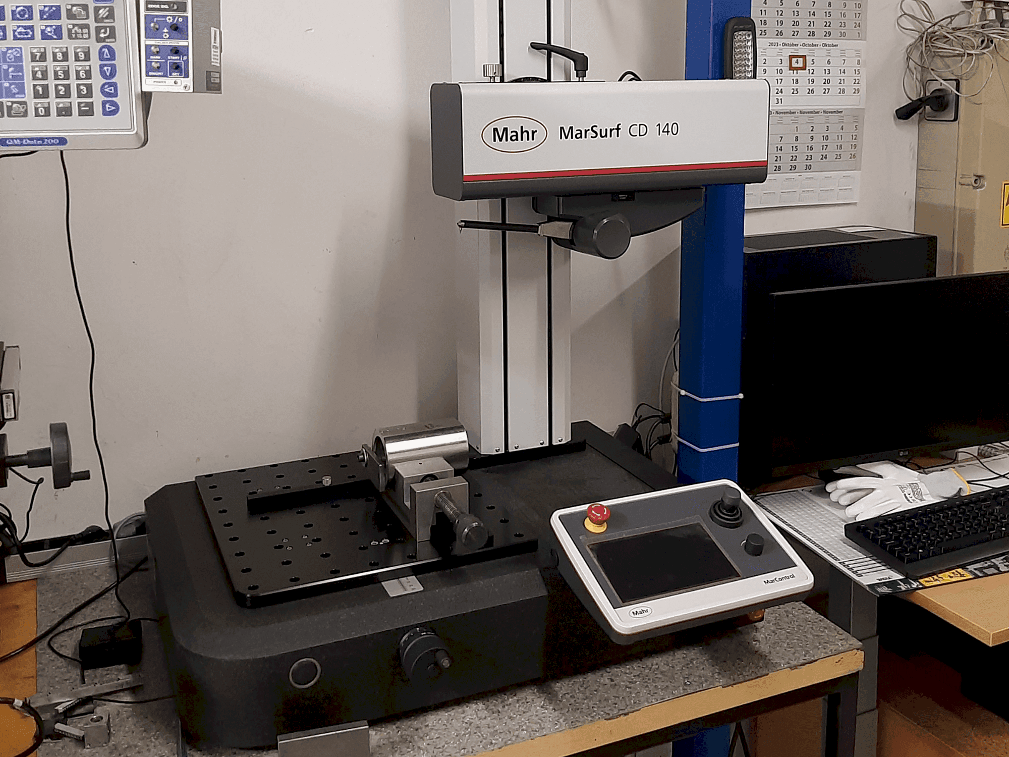 Front view of MAHR MarSurf CD 140 machine