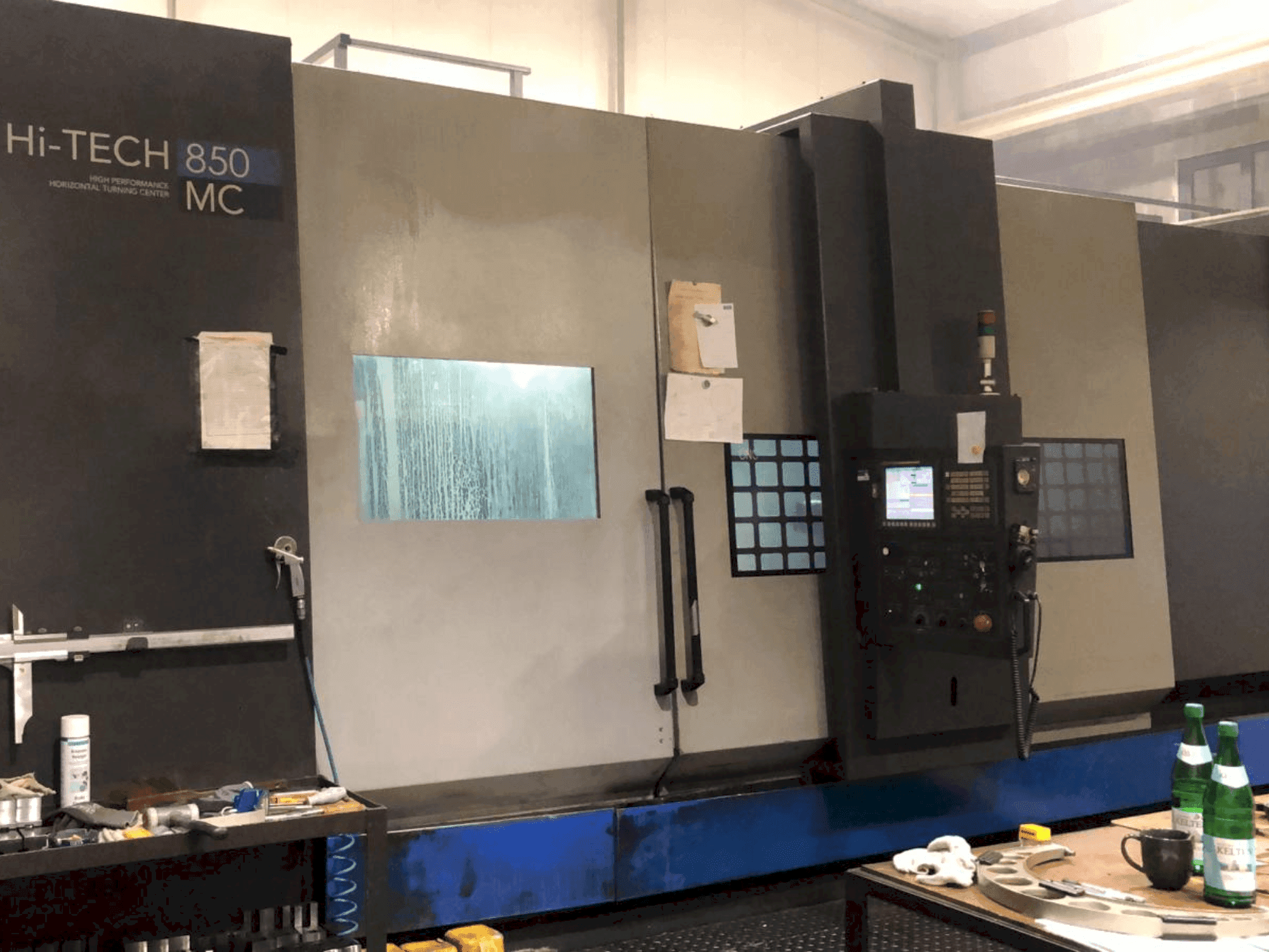 Front view of HWACHEON Hi-Tech 350 machine
