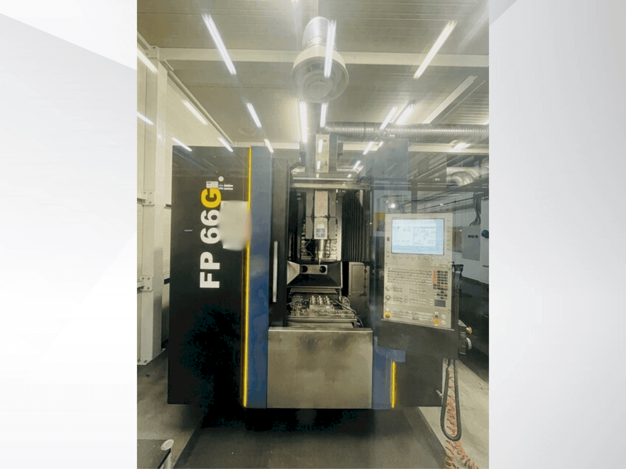 Front view of YCM FP 66G machine