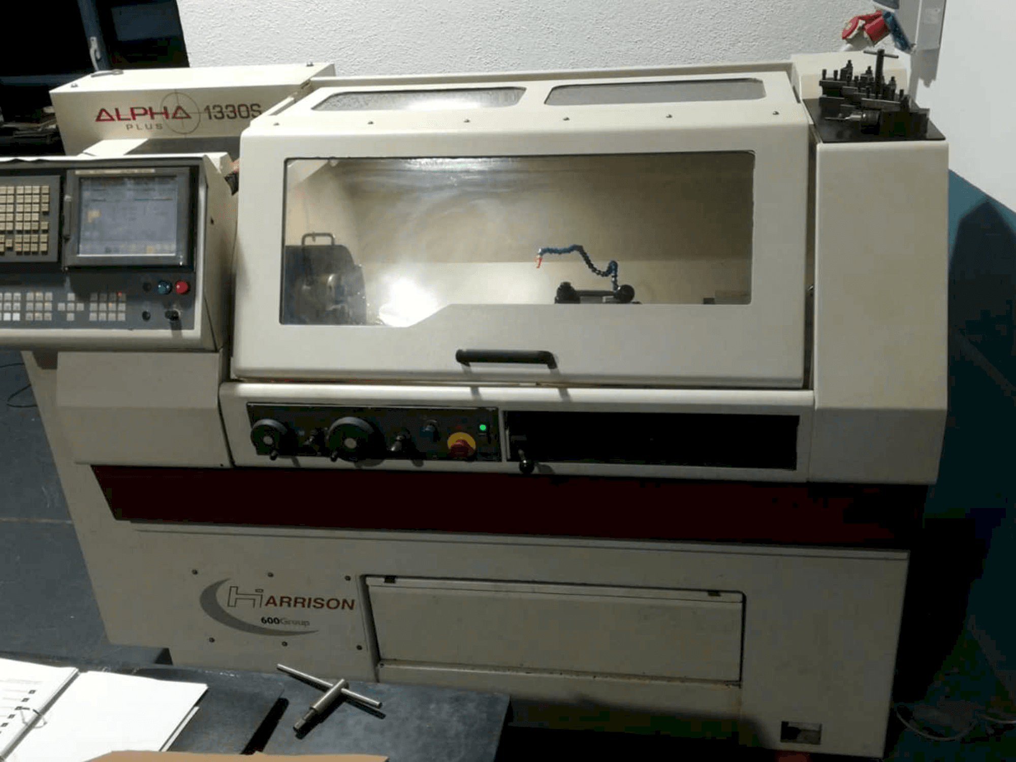 Front view of Harrison Alpha 1330S Plus machine