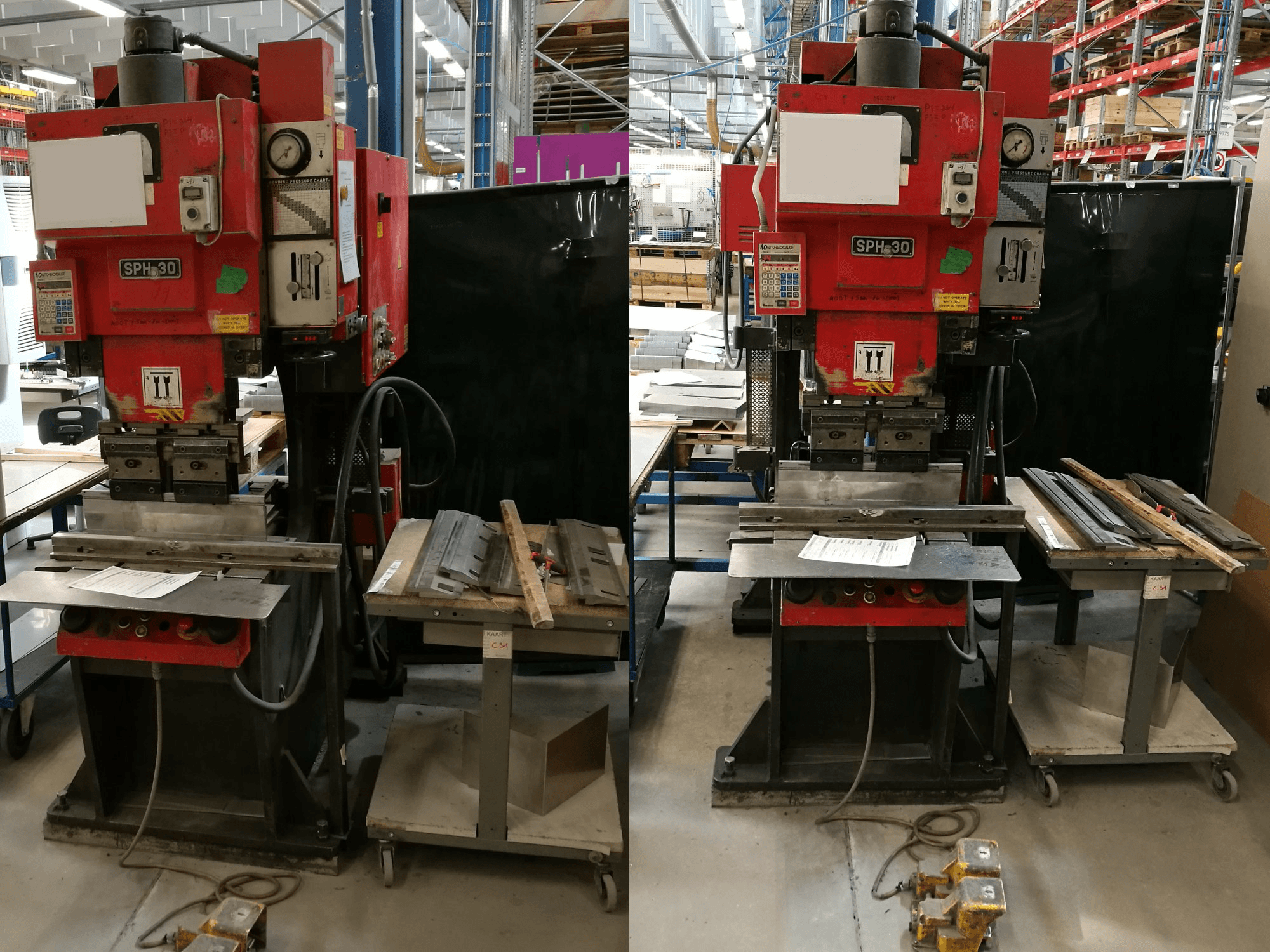 Front view of AMADA SPH-30C Machine