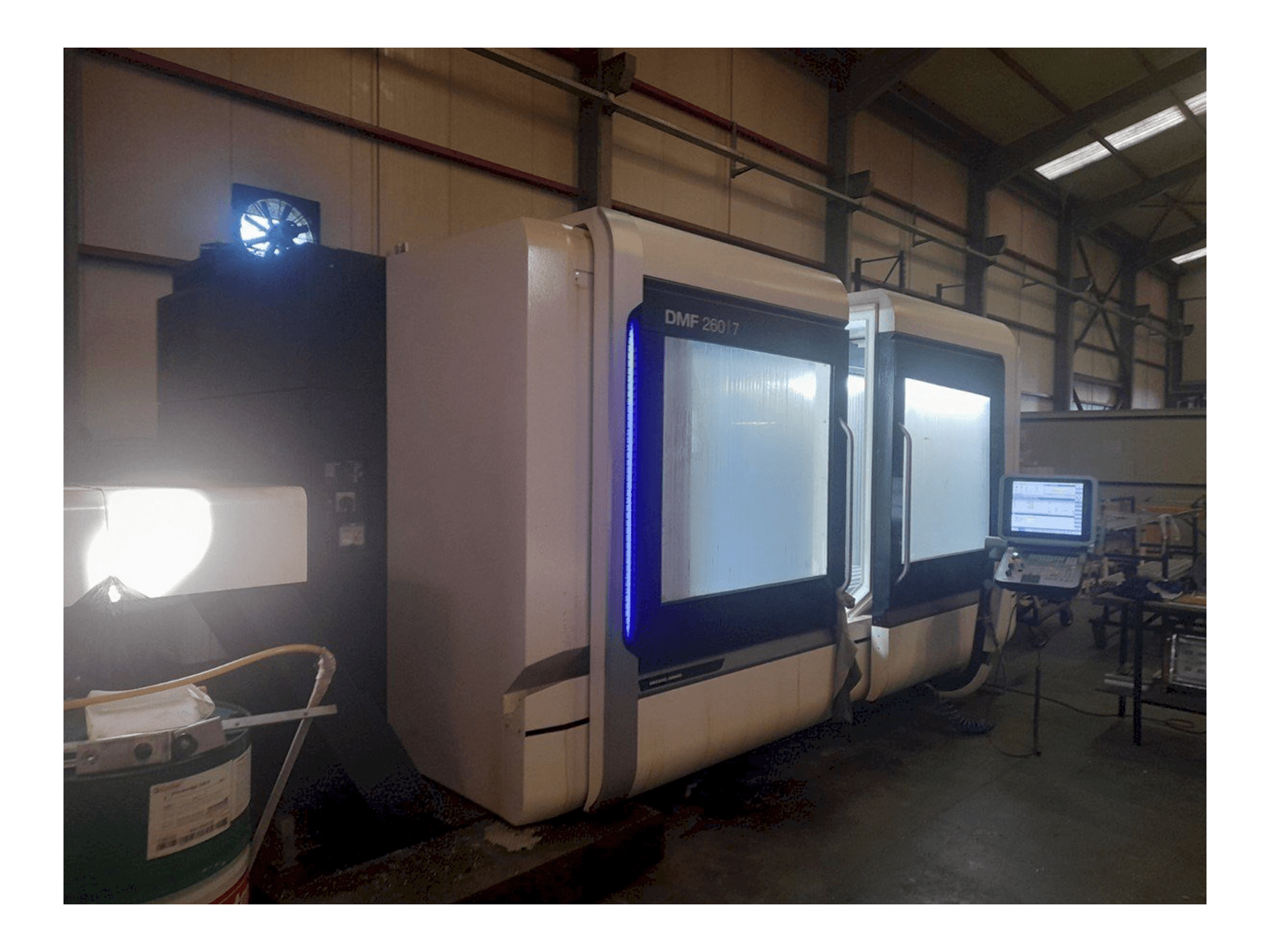 Front view of DMG MORI DMF 260-7 machine
