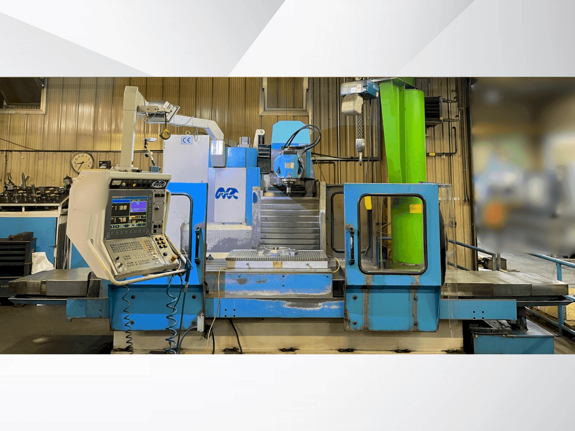 Front view of MTE Kompakt Plus machine