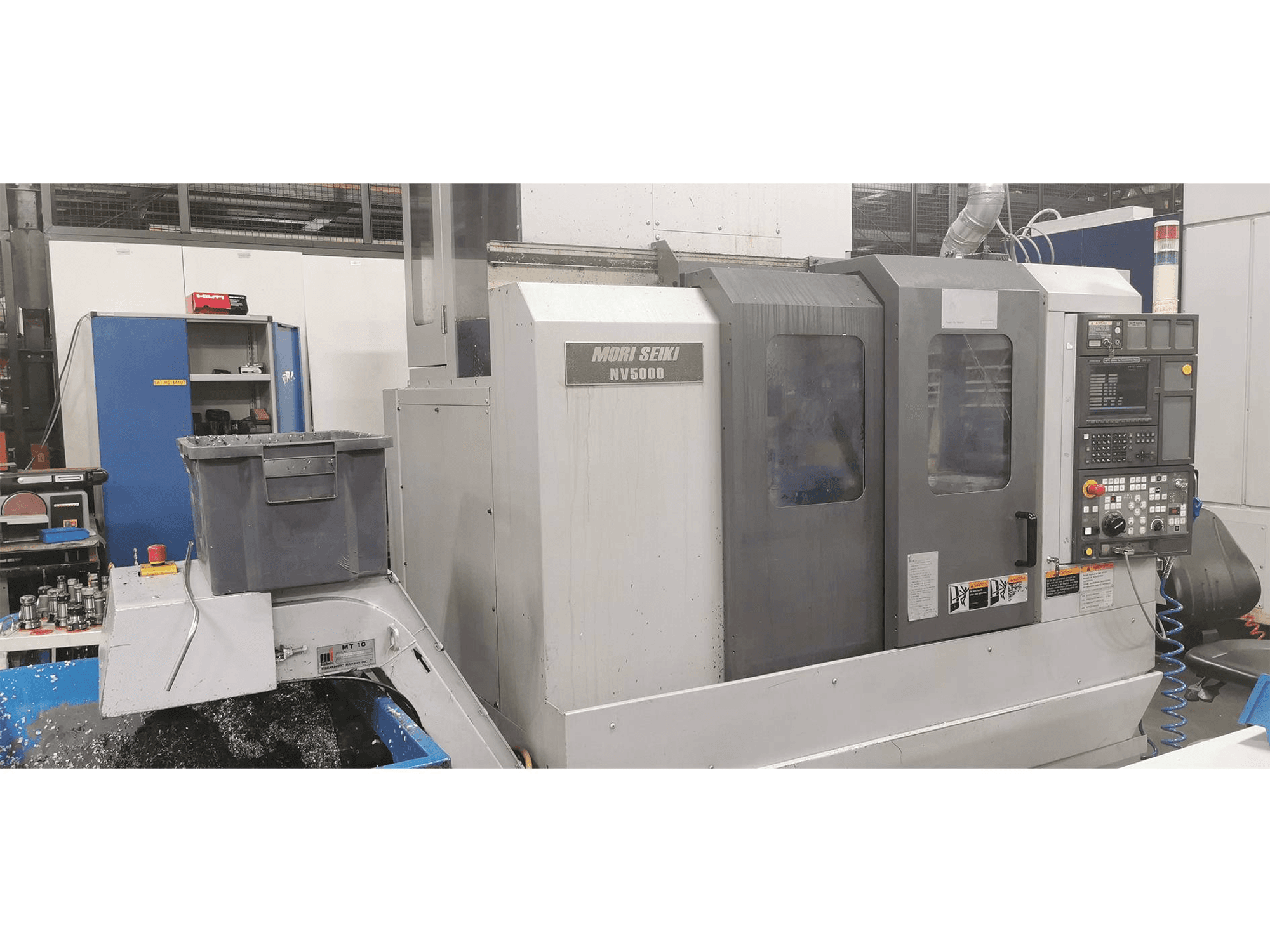 Front view of MORI SEIKI NV 5000 machine