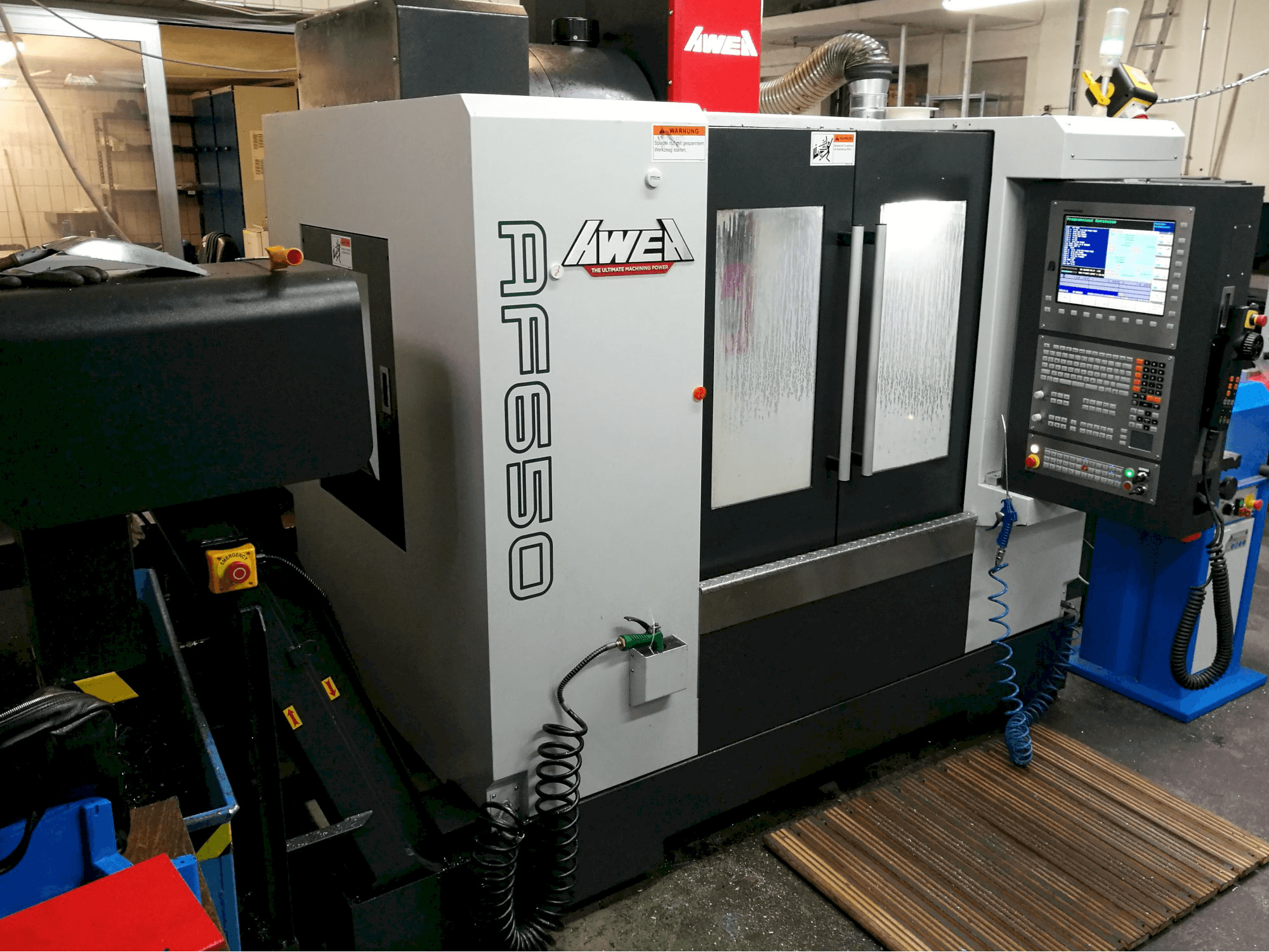 Left view of AWEA AF-650 Machine