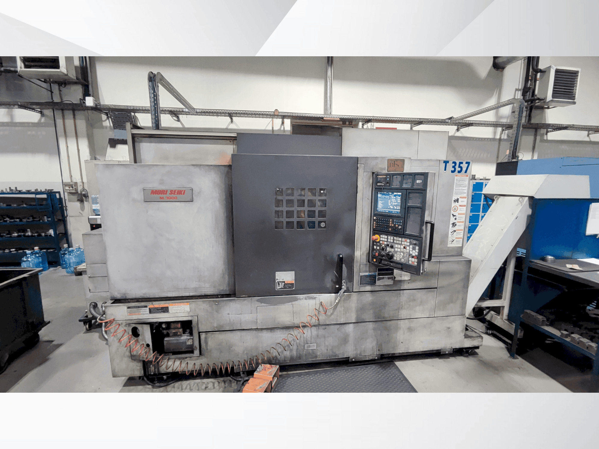 Front view of MORI SEIKI NL 3000/700 machine