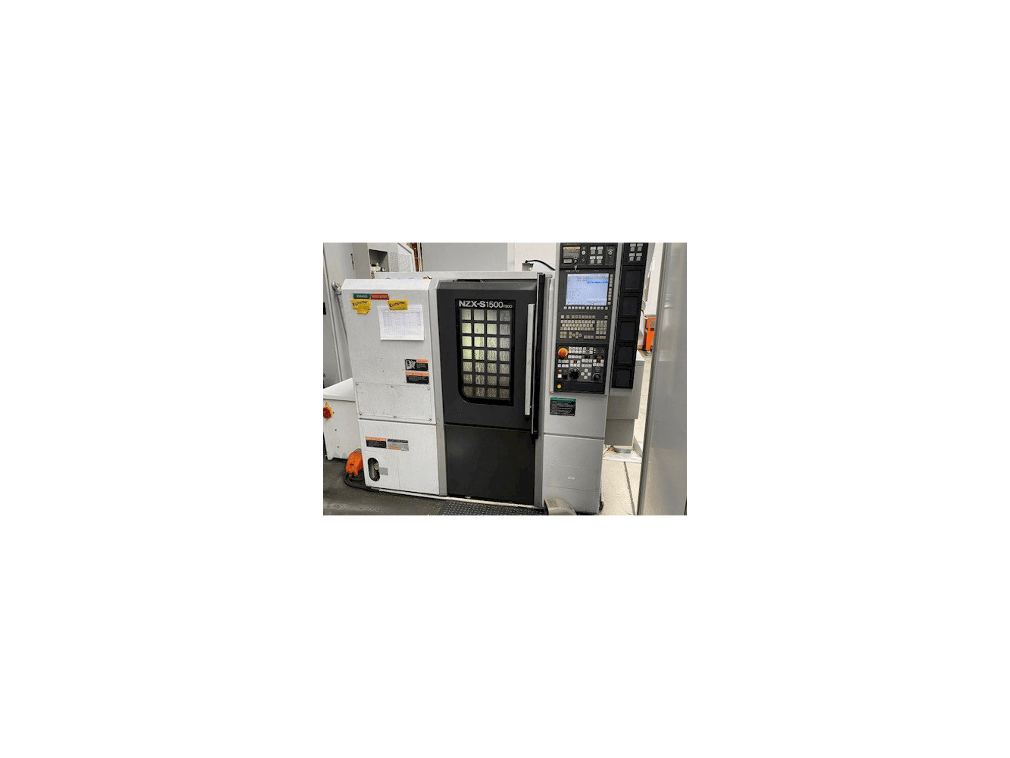 Front view of DMG Mori Seiki NZX-S1500/500 machine
