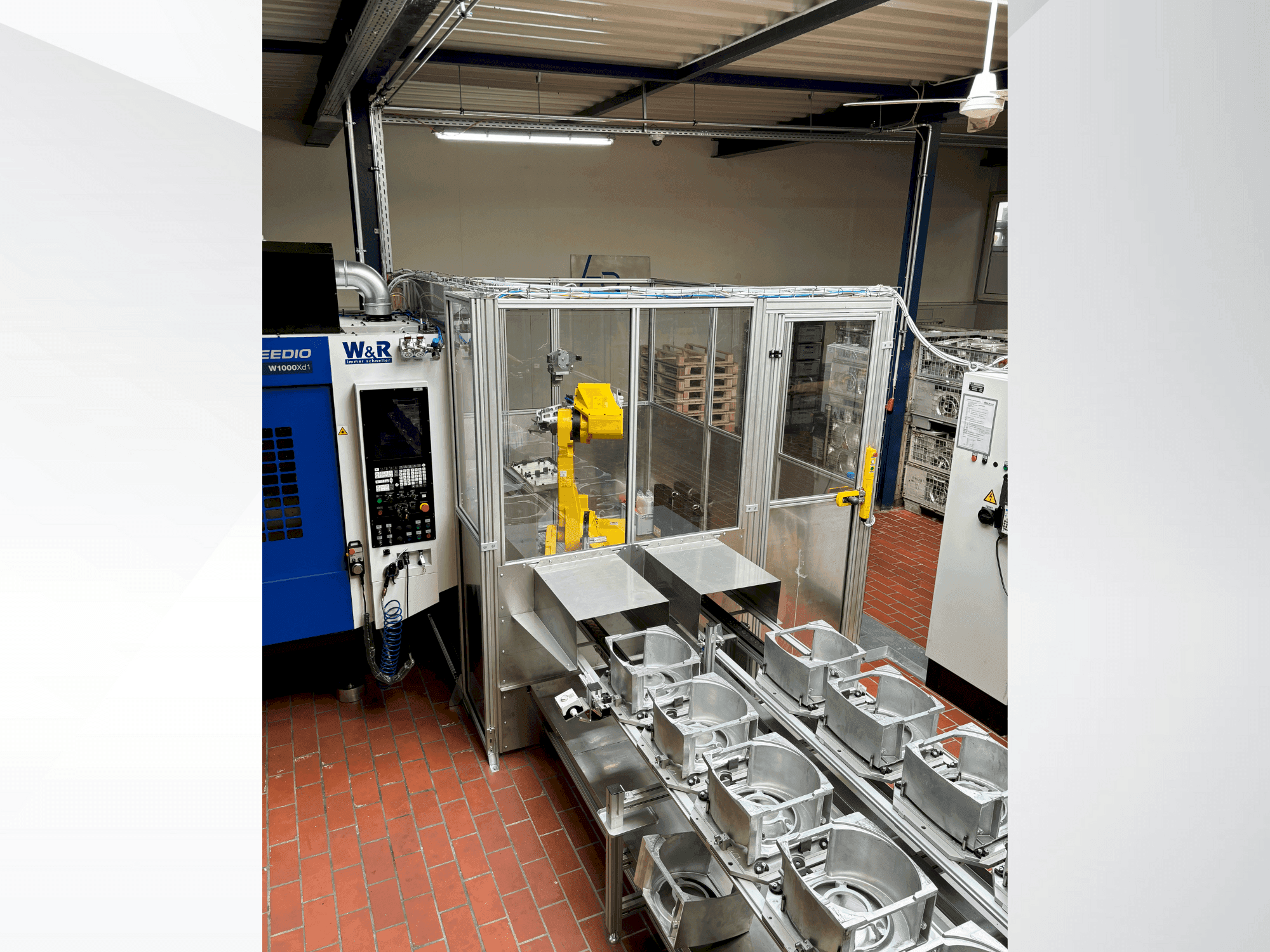 Front view of FANUC M710 iC 70 machine